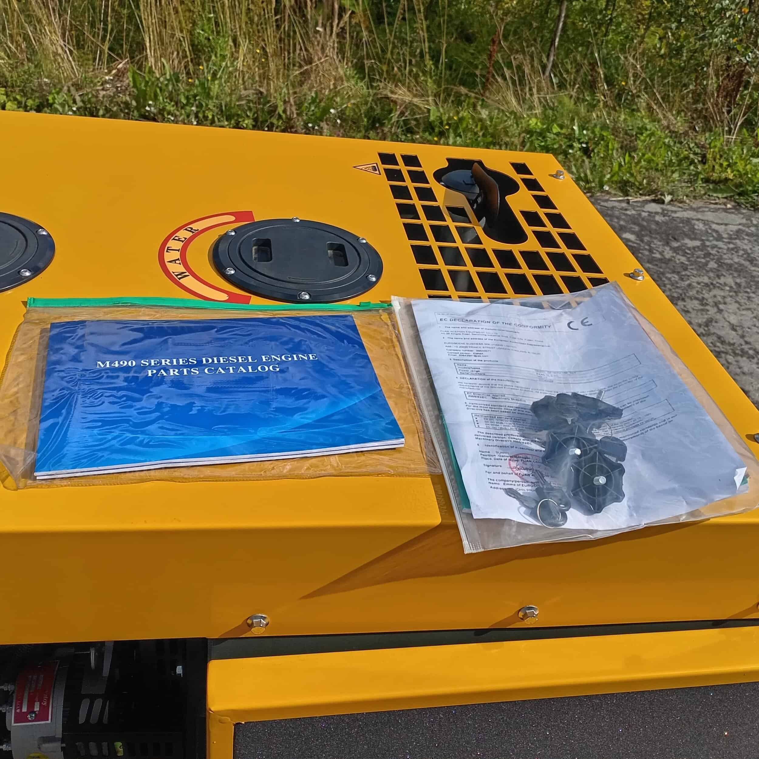 Kawakenki KK40-III-SSS 40kVa aggregaatti - Image 10