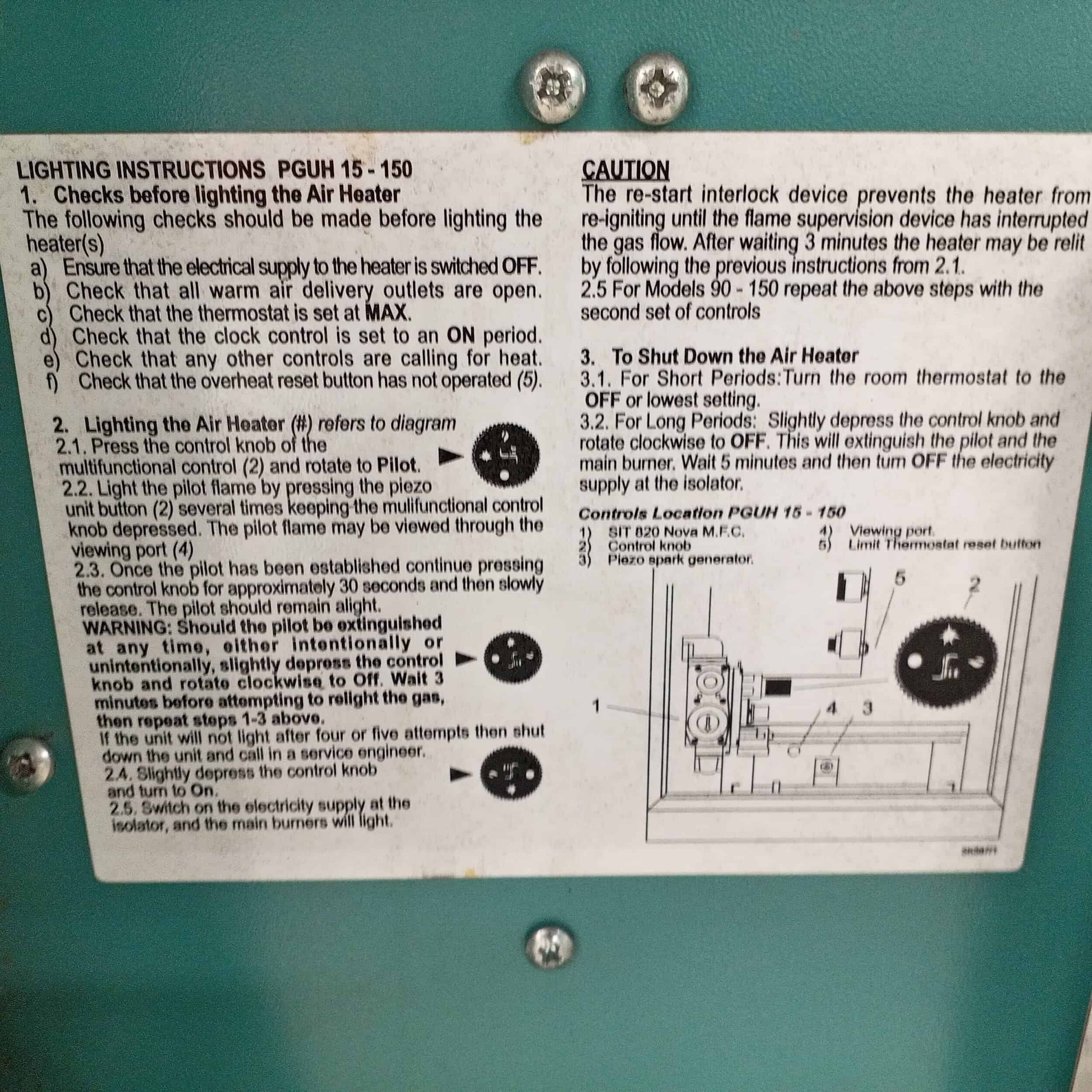 Powermatic PGUH30/F/1 kaasulämmitin - Image 10