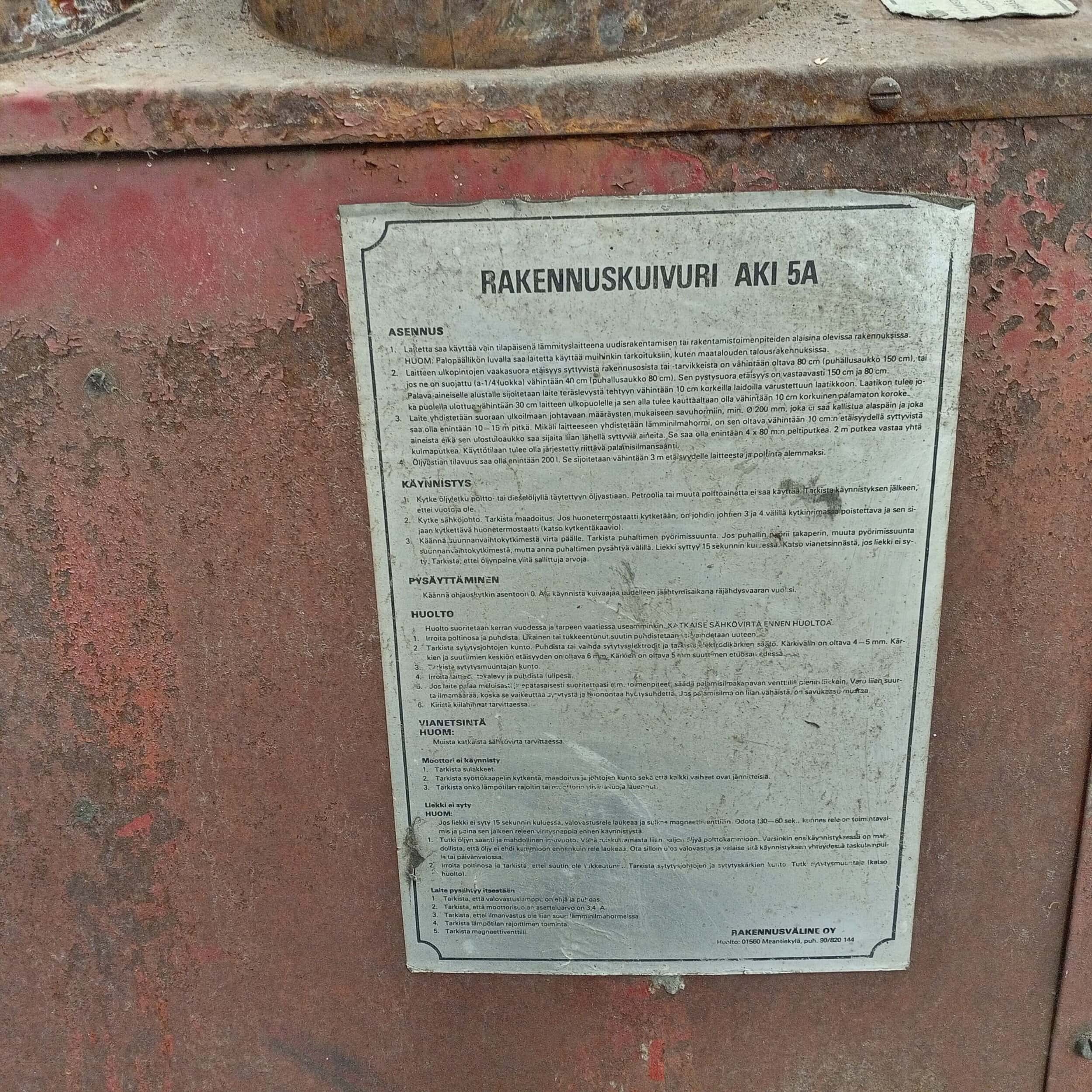 Aki 5A 50kw hallilämmitin diesel - Image 13