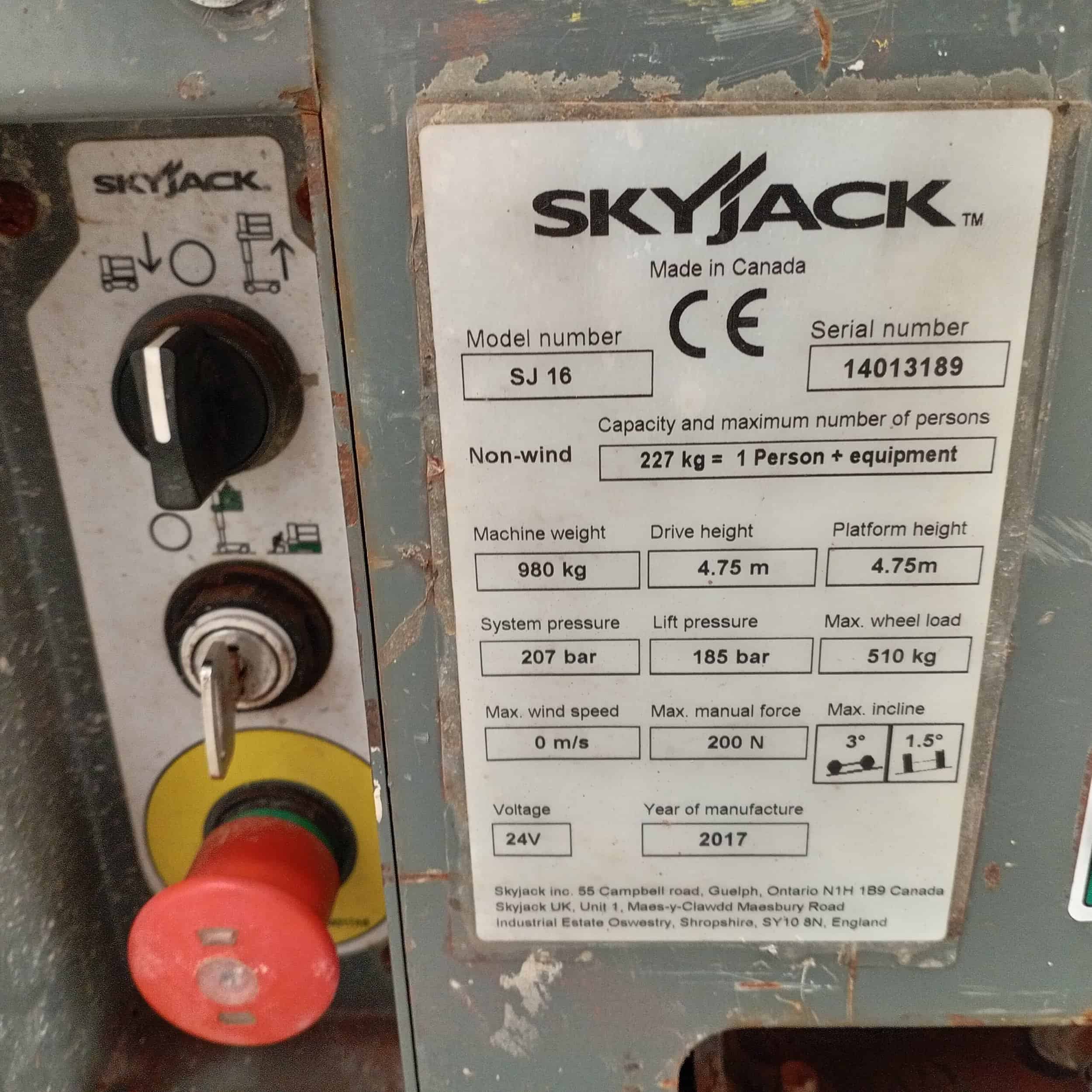 Skyjack SJ16 Teleskooppipuominostin, Katsastettu! - Image 16