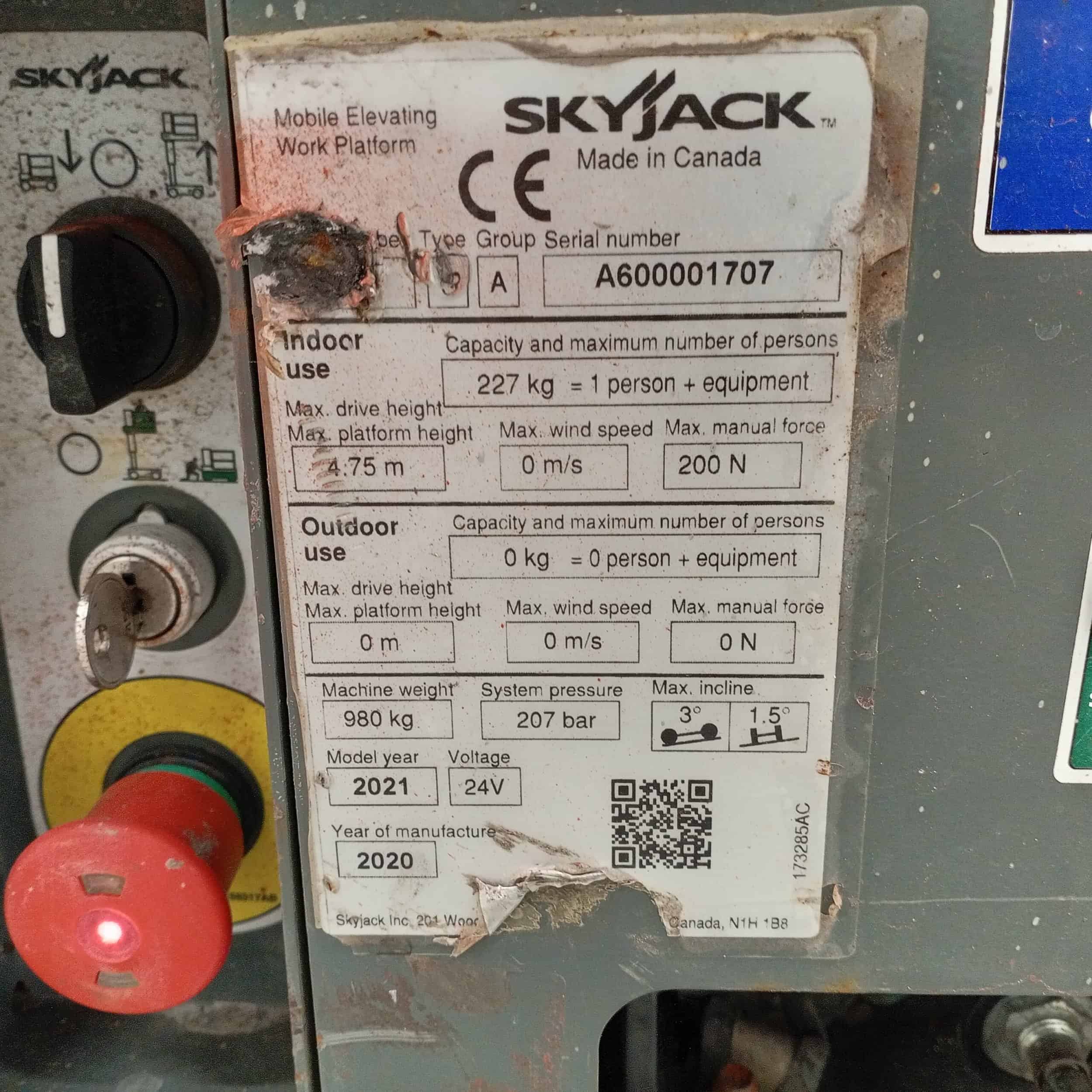 Skyjack SJ16 Teleskooppipuominostin, Katsastettu! - Image 13