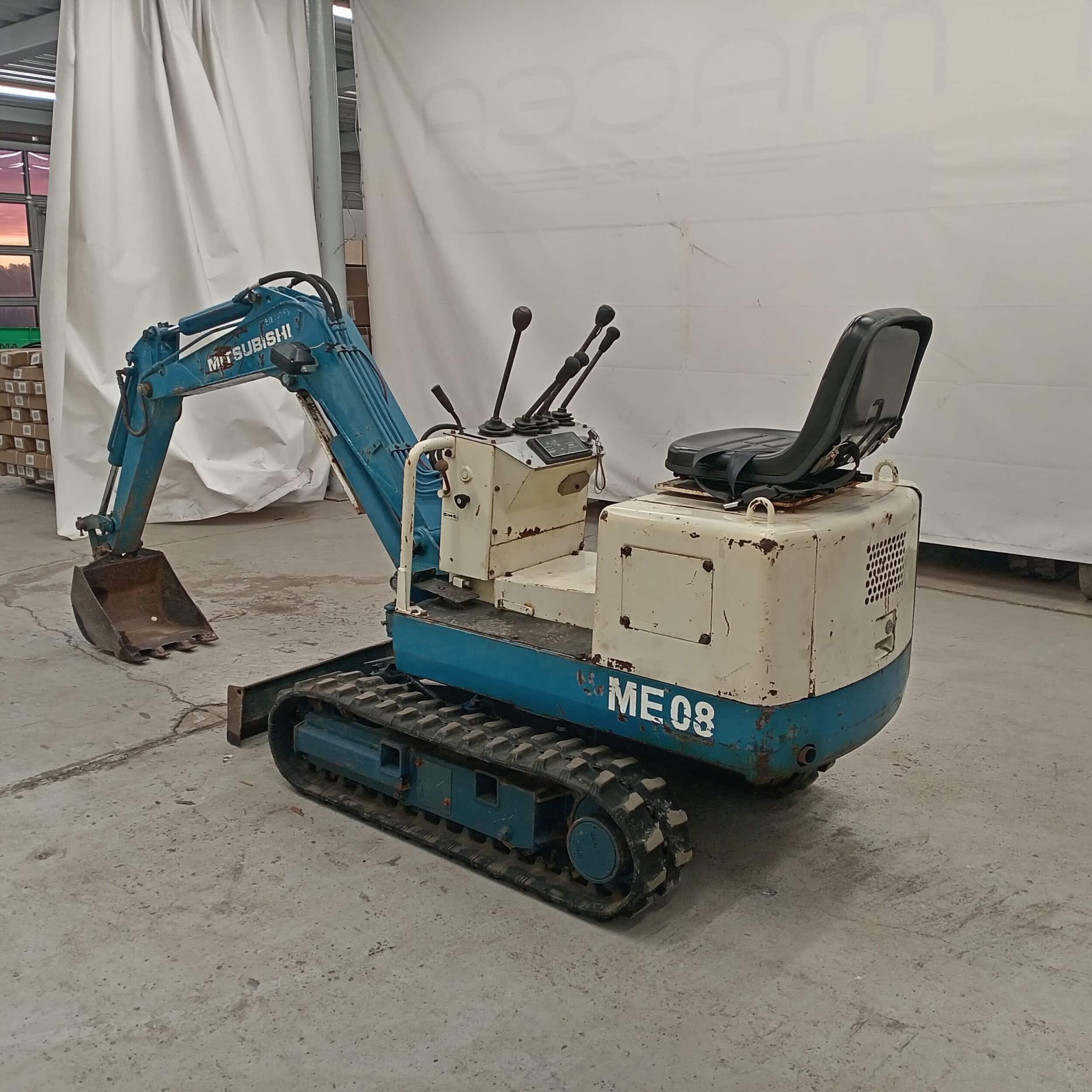 Mitsubishi ME08 Minikaivinkone, Levenevällä alavaunulla! - Image 3