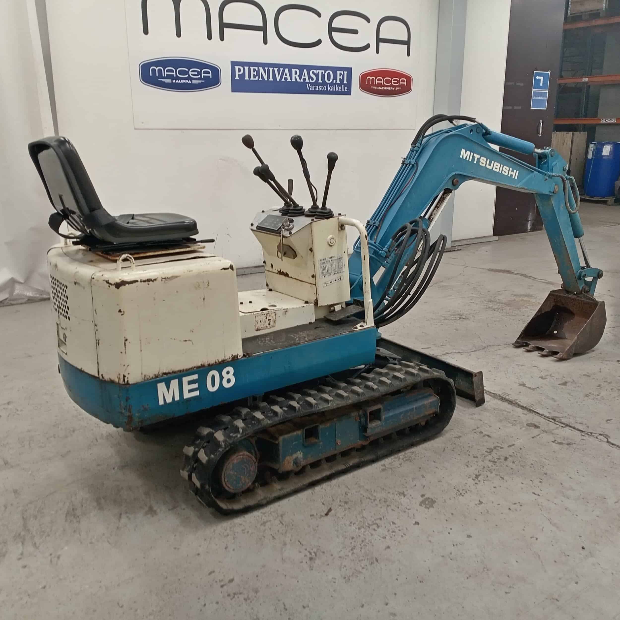 Mitsubishi ME08 Minikaivinkone, Levenevällä alavaunulla! - Image 5