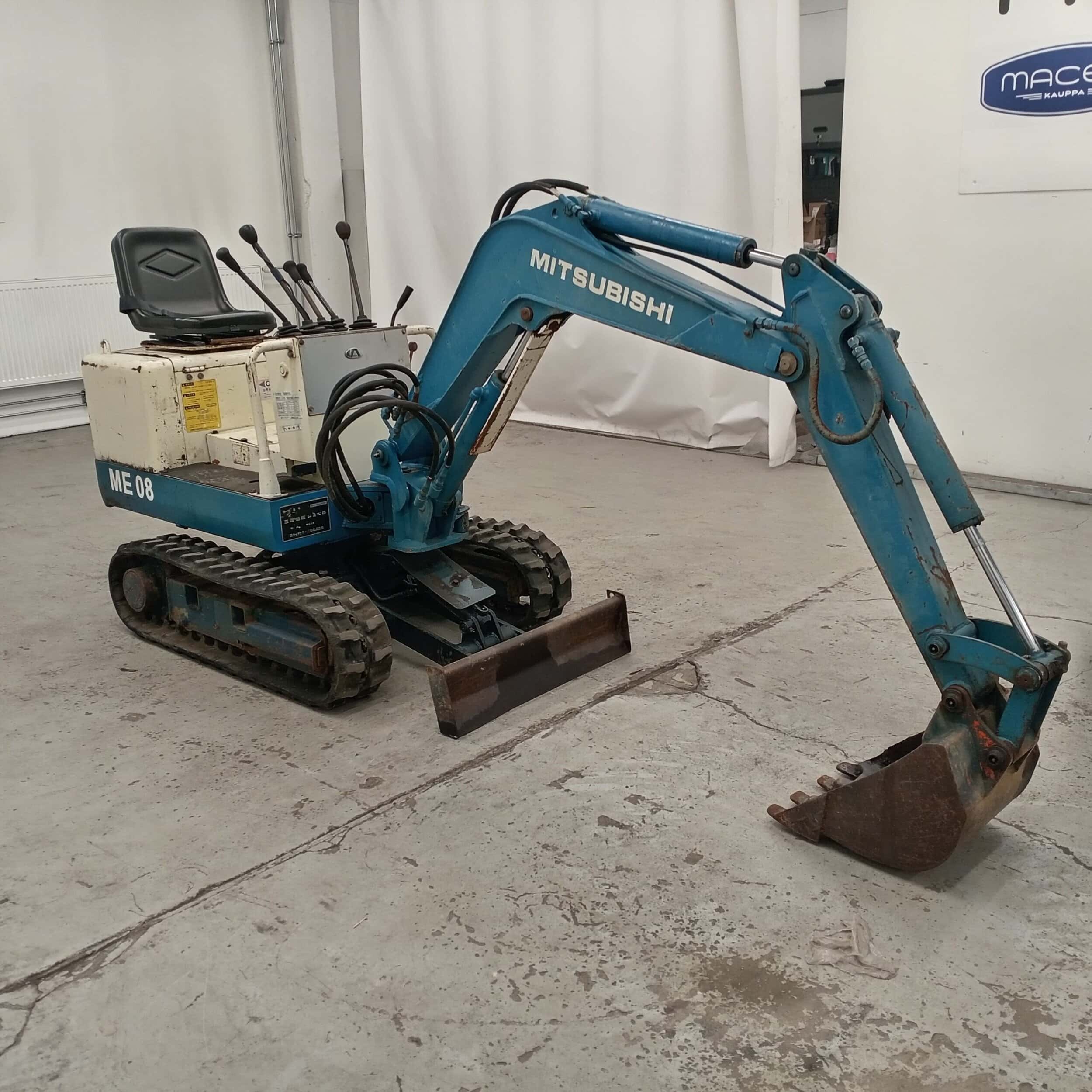 Mitsubishi ME08 Minikaivinkone, Levenevällä alavaunulla! - Image 6