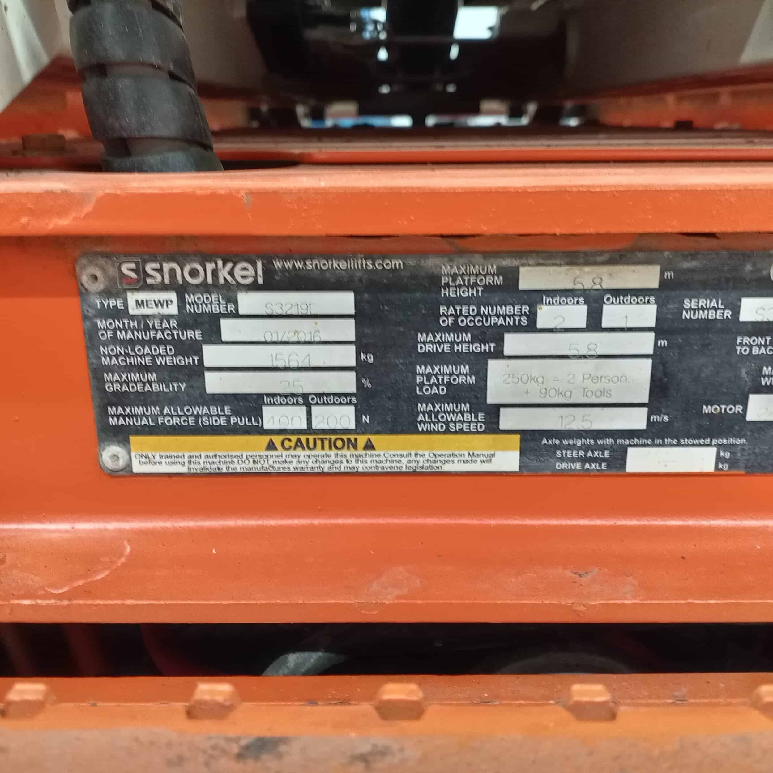 Snorkel S3219E saksilavanostin, Katsastettu, Uudet akut! - Image 16