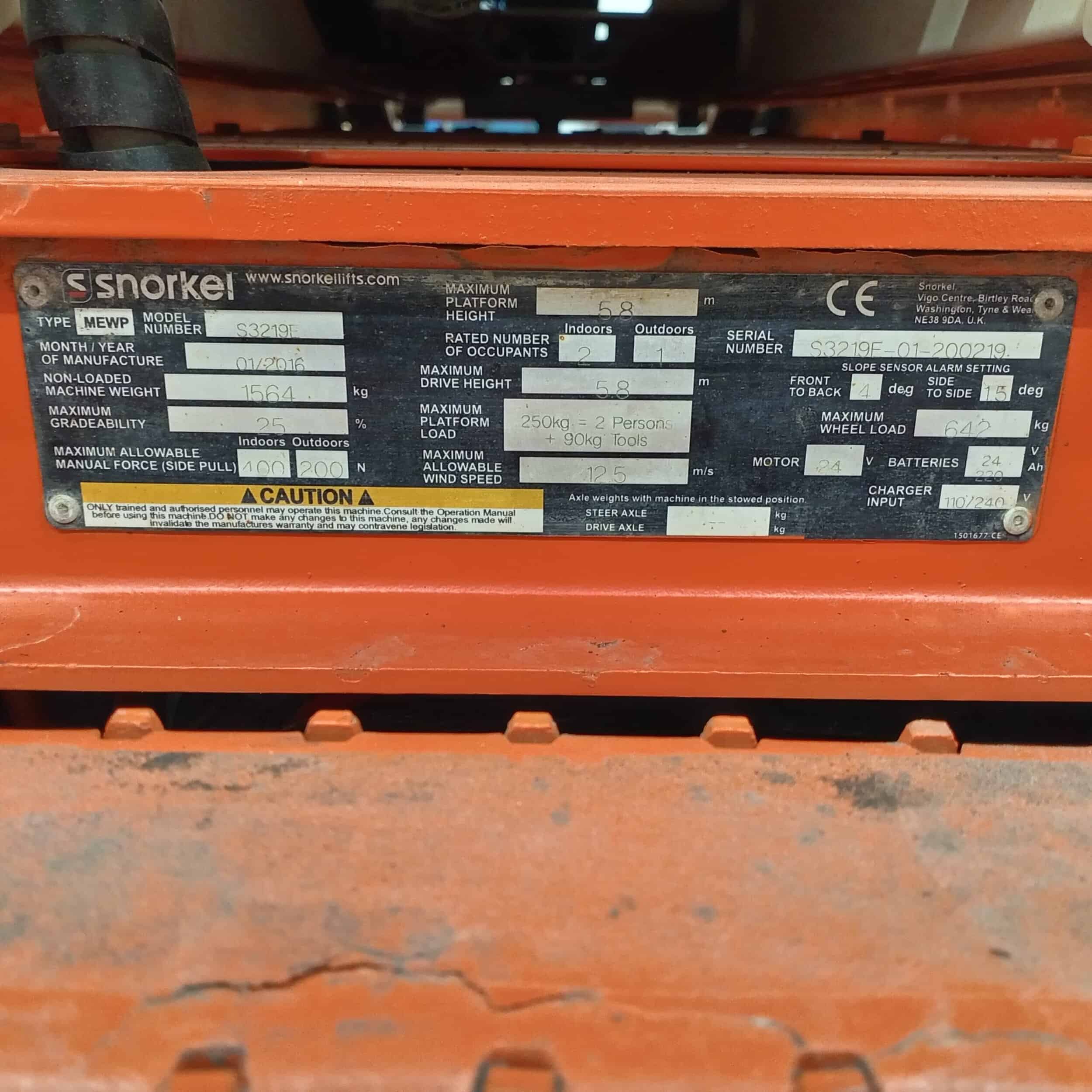 Snorkel S3219E saksilavanostin, Katsastettu, Uudet akut! - Image 18