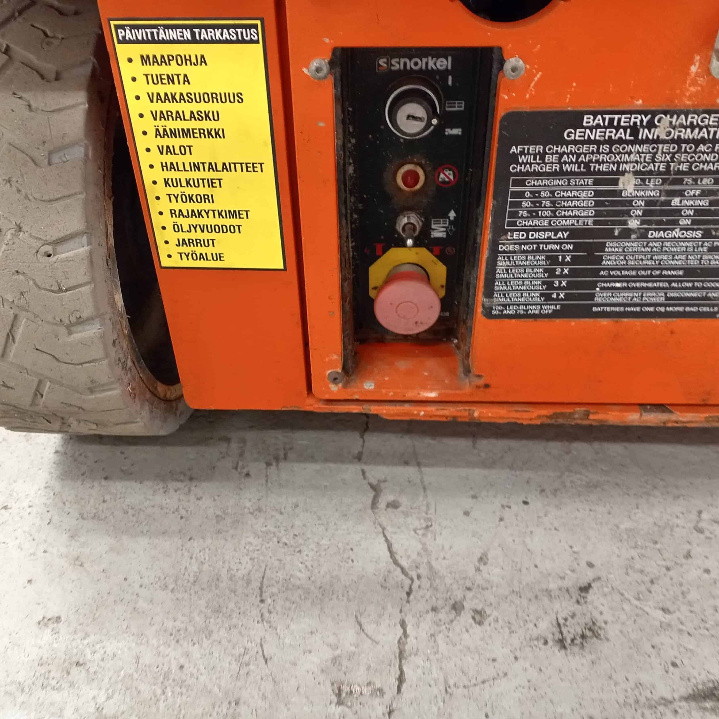 Snorkel S3219E Saksilavanostin, Katsastettu! - Image 14