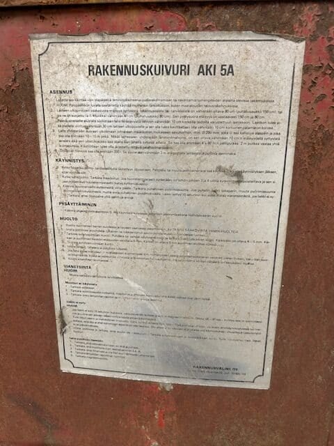 Aki 5A 50kw hallilämmitin diesel - Image 7