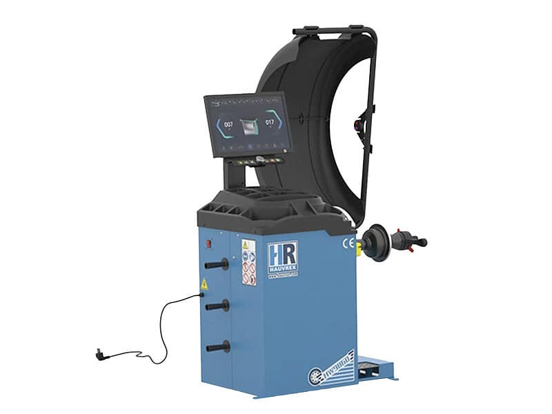 Renkaan tasapainotuskone LCD-näytöllä 10"-24", Hauvrex