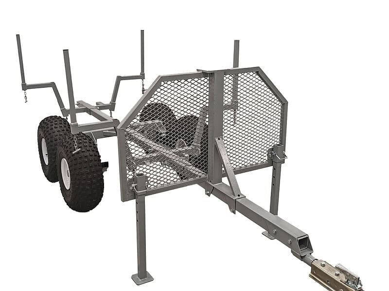 Mönkijän tukkikärry max. 550 kg, Shineda