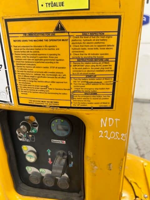 Haulotte Star 10 Akkukäyttöinen teleskooppipuominostin, 10 v-katsastettu! - Image 15