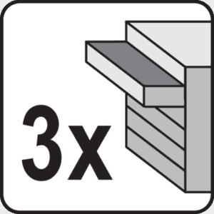 Työkalukaappi 3 vetolaatikkoa, Vorel