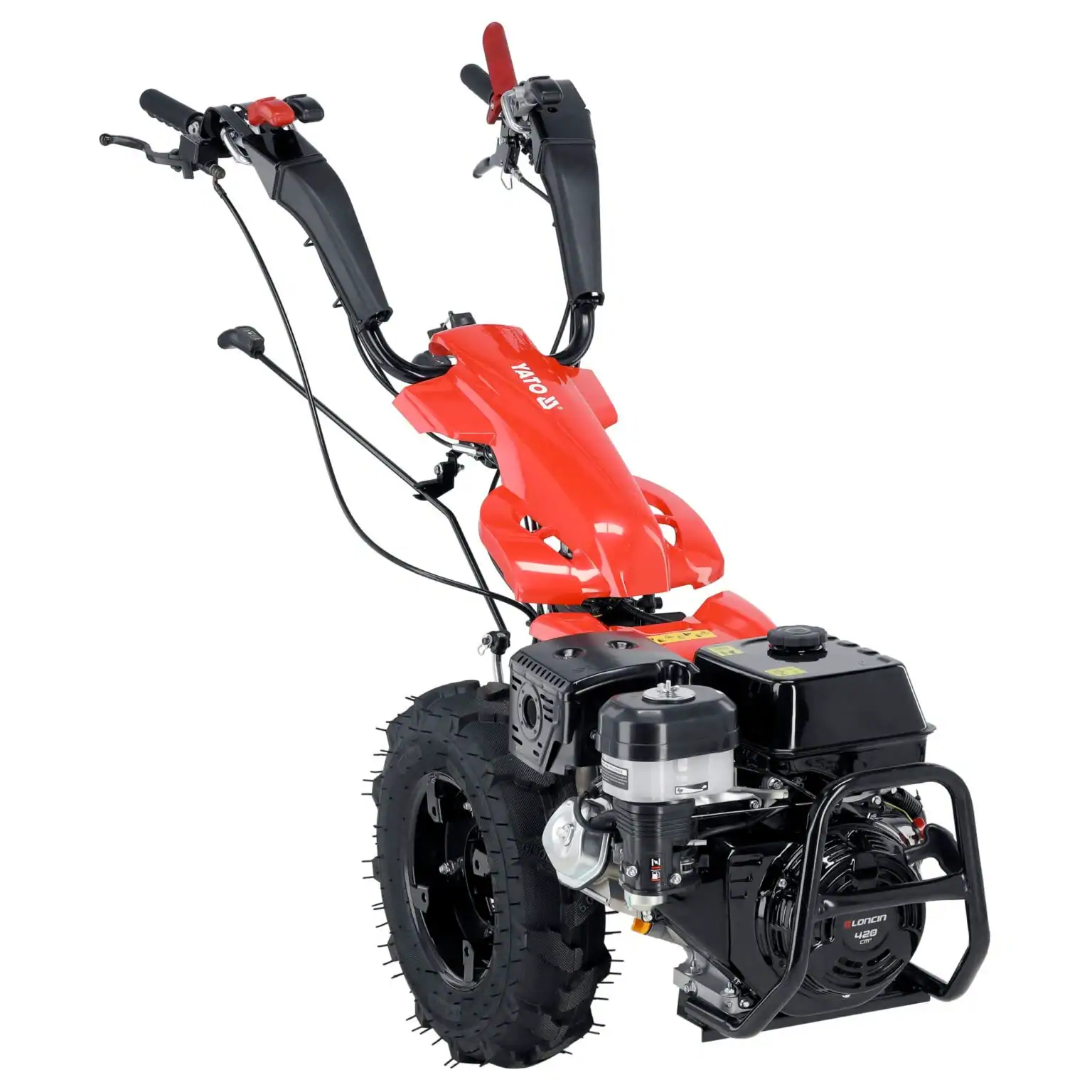 Yksiakselinen traktori / kävelytraktori lisälaitteilla, Yato - Image 2