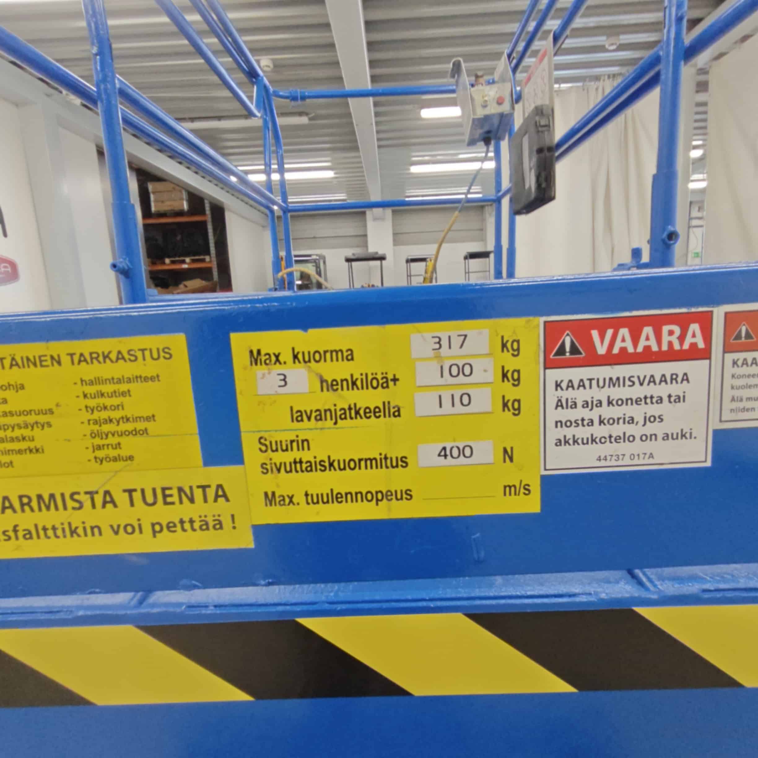 Up-Right X32N Saksilavanostin Katsastettu!! - Image 16