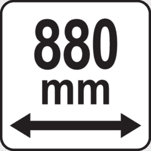 Puutarhajyrsin kävelytraktoriin 880 mm, Yato