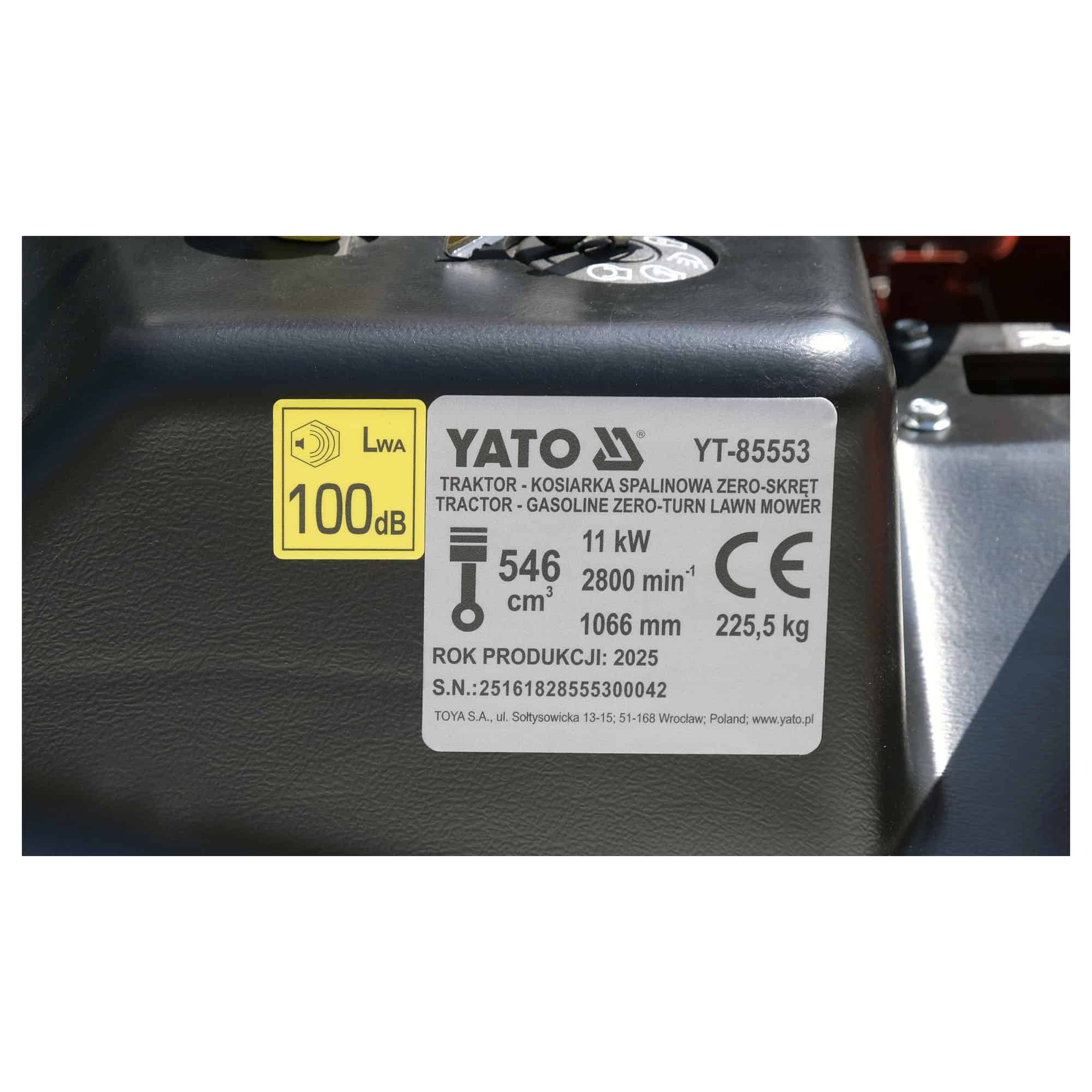 Sauvaleikkuri Loncin 11 kW / 546 cm³, Yato - Image 26