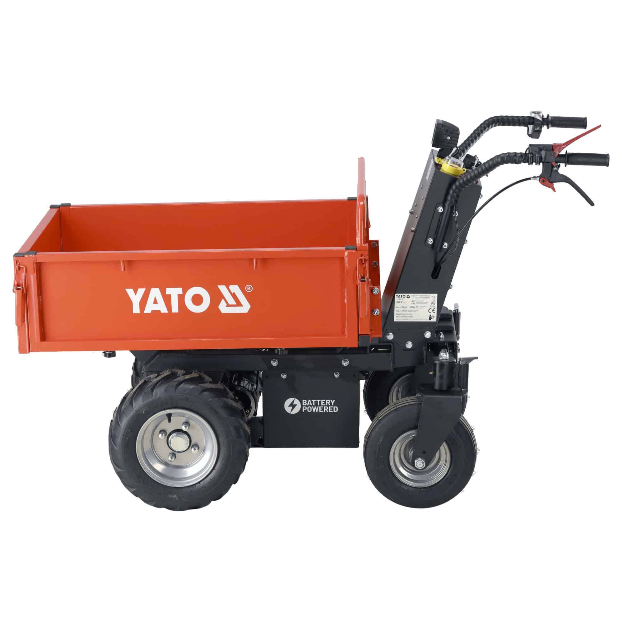 Sähkökäyttöinen minidumpperi 1000 W, Yato - Image 3