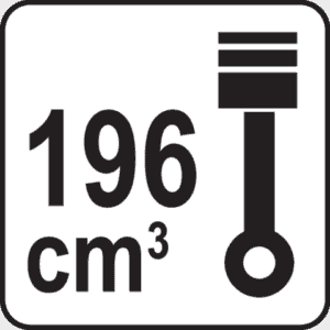 Oksasilppuri polttomoottorilla 196 cm³, Yato