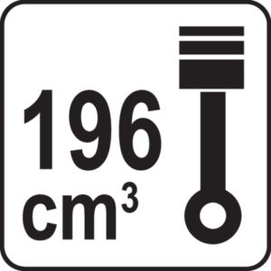 Oksasilppuri polttomoottorilla 196 cm³ / 6.5 hv, Yato