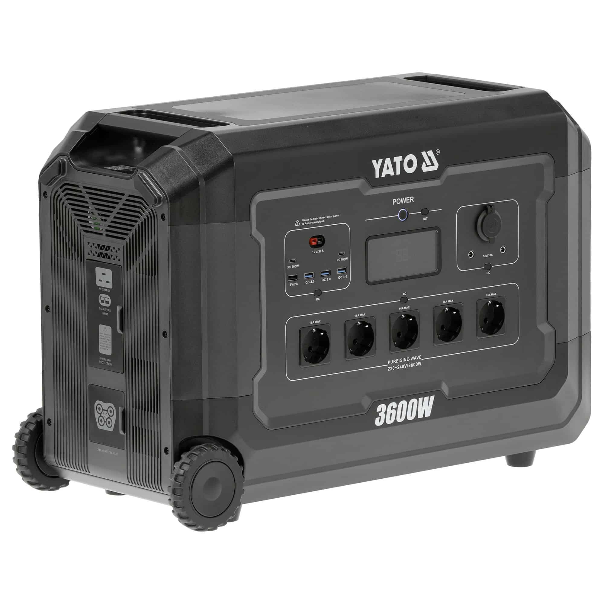 Virta-asema kannettava 3600 W, Yato - Image 2