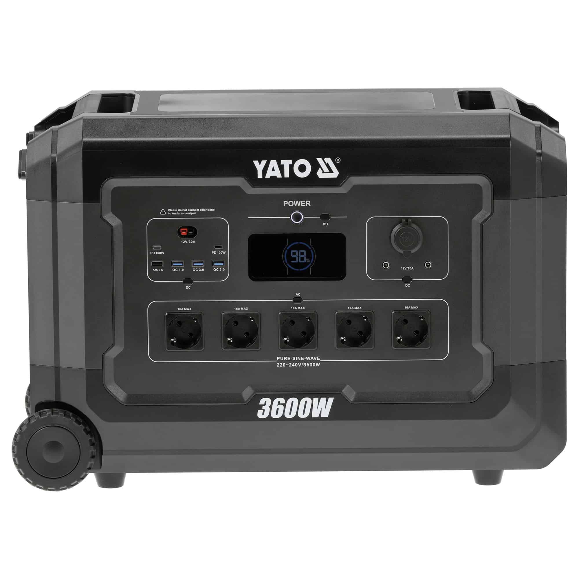 Virta-asema kannettava 3600 W, Yato - Image 3