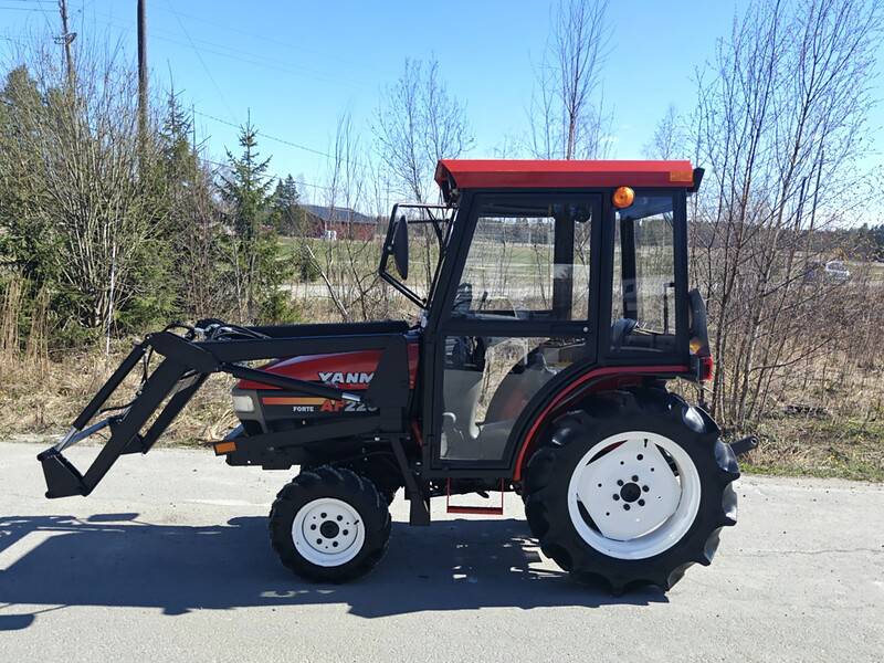 Yanmar AF220D FORTE, 2006  minitraktori etukuormaajalla