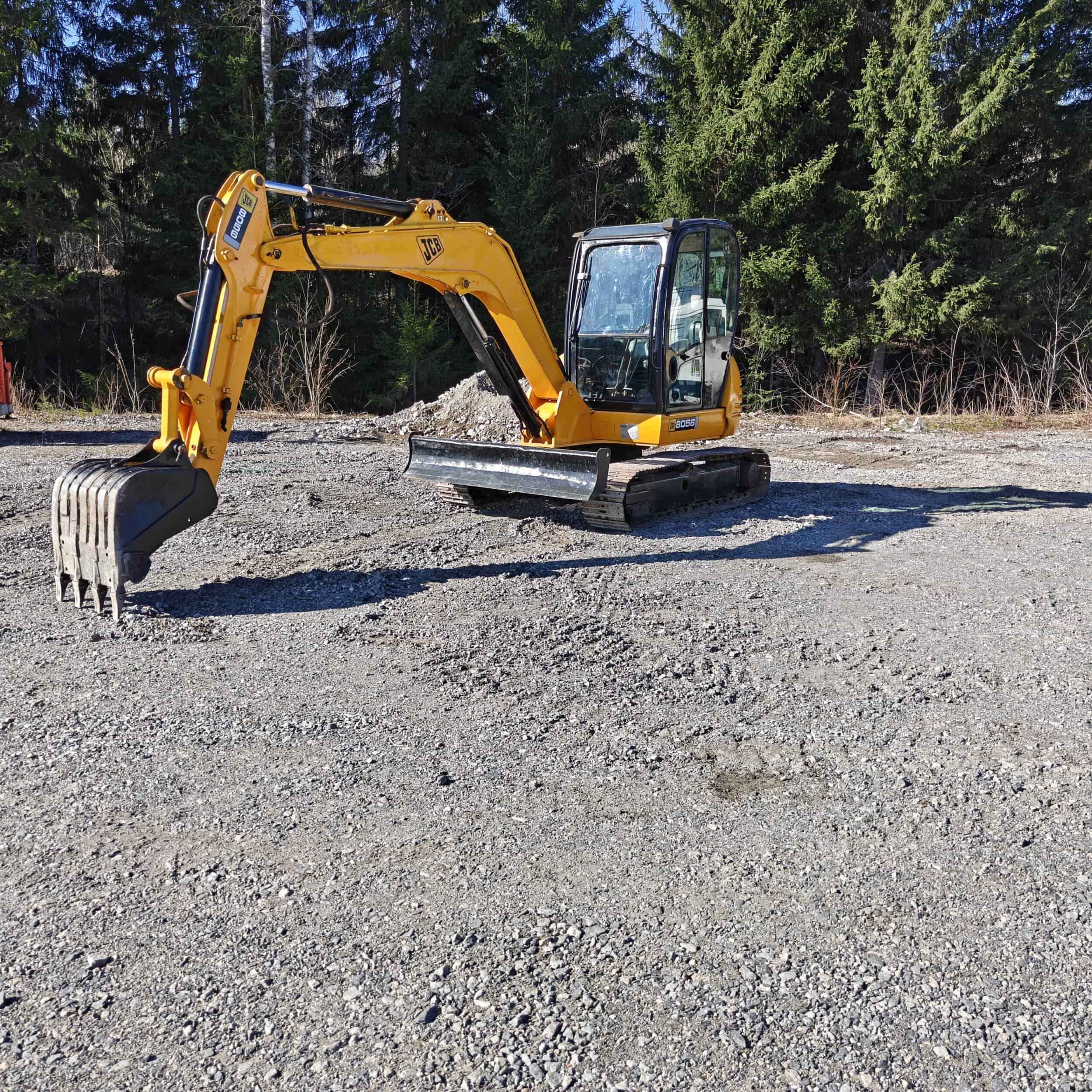 JCB 8056 Rautatelainen minikaivuri vm 2010 - Image 7