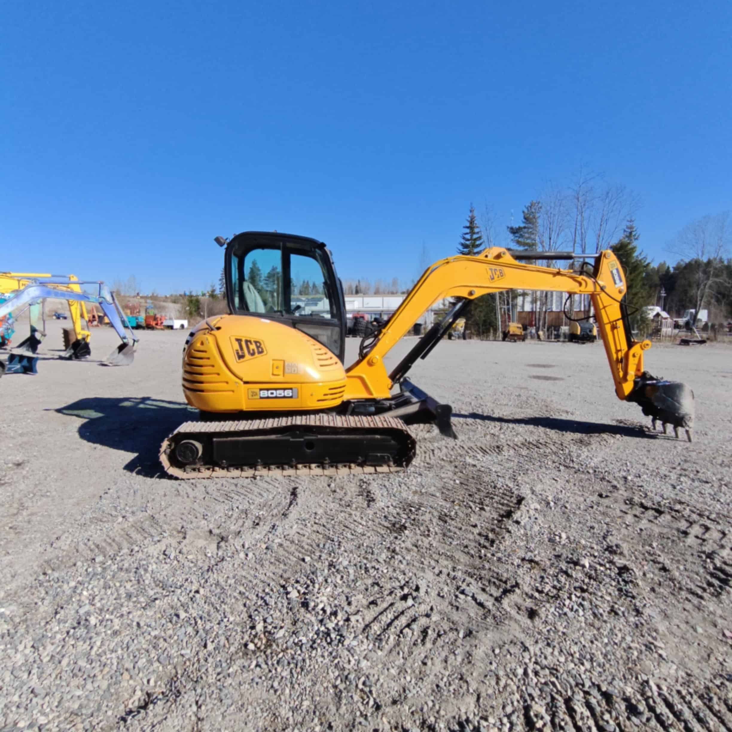 JCB 8056 Rautatelainen minikaivuri vm 2010 - Image 3
