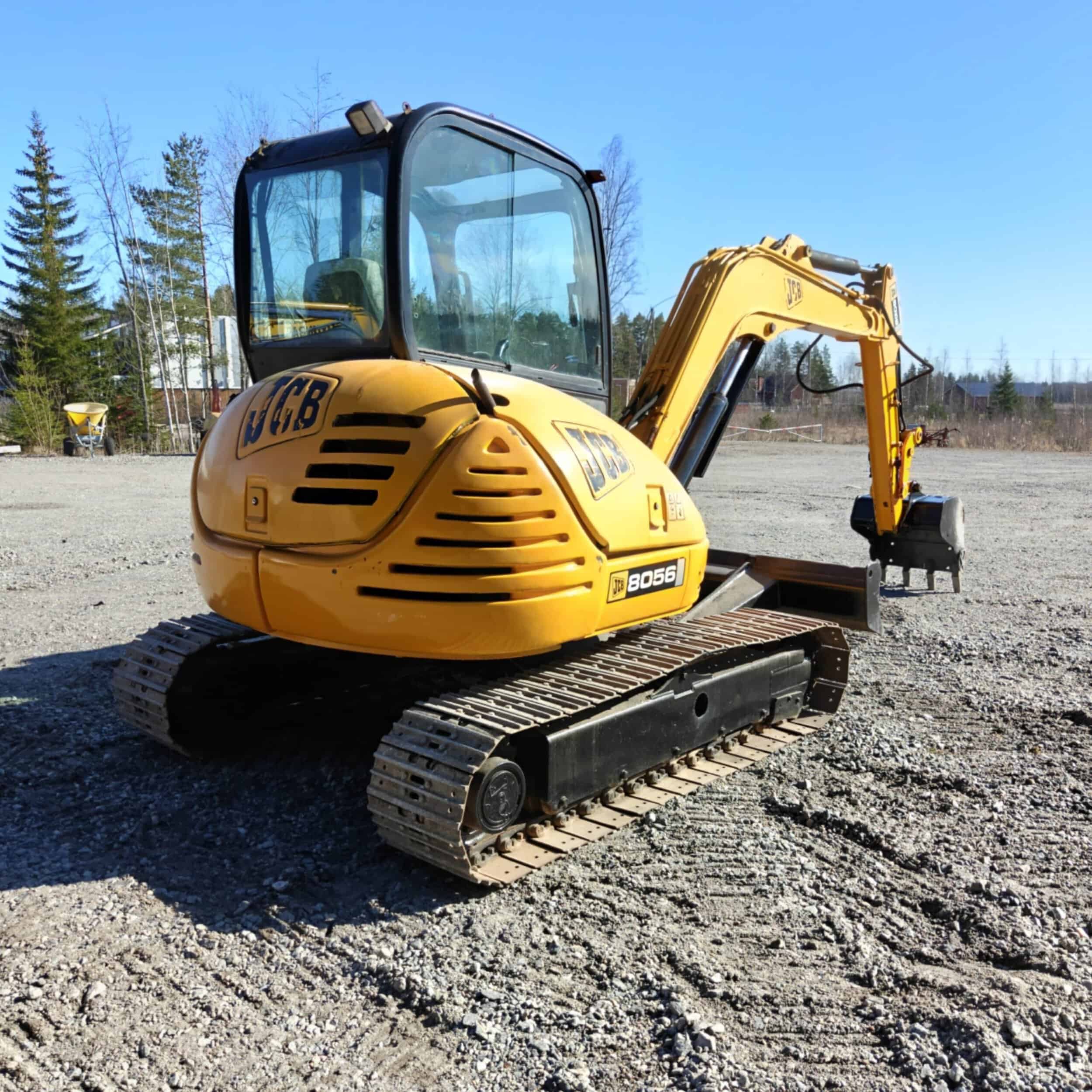 JCB 8056 Rautatelainen minikaivuri vm 2010 - Image 6