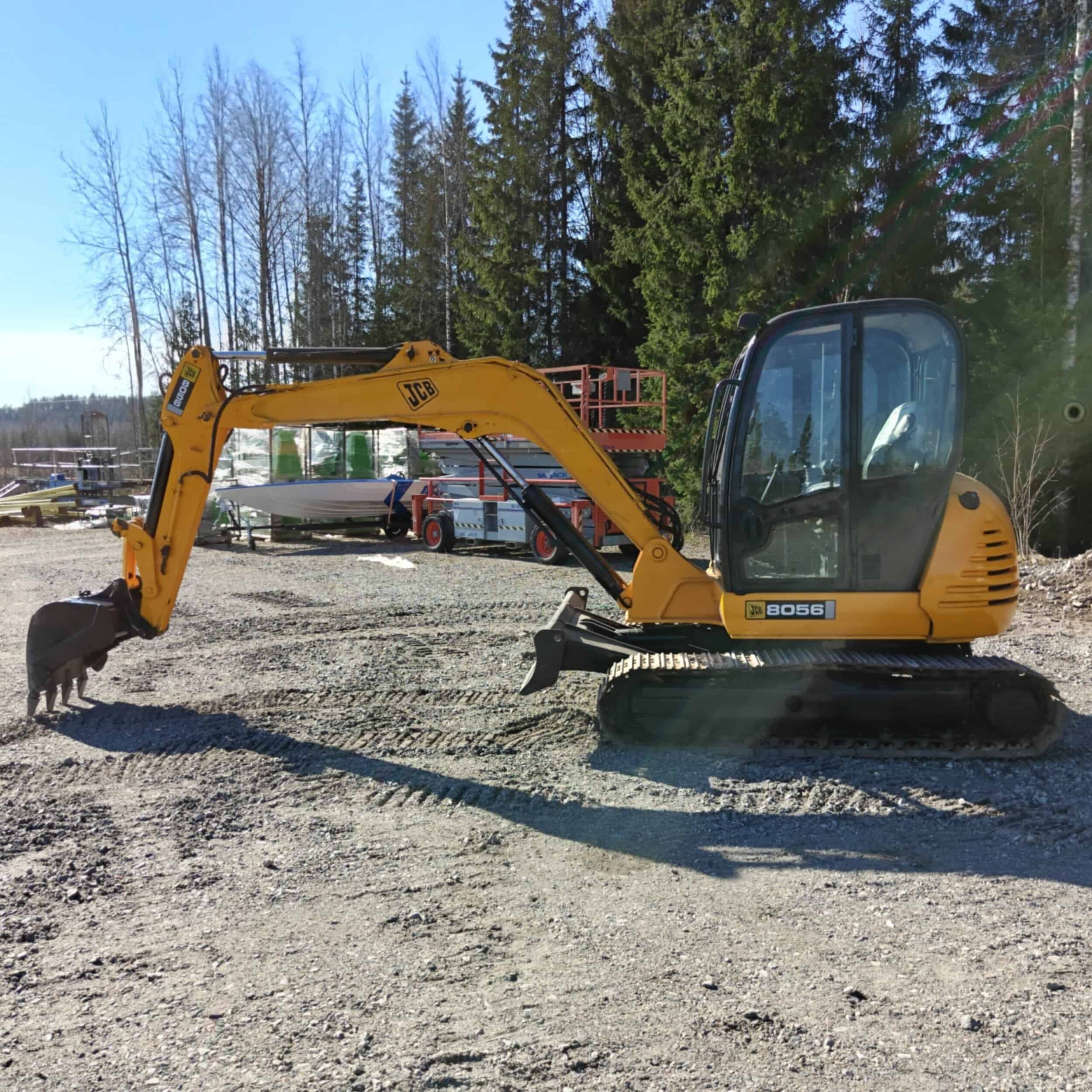 JCB 8056 Rautatelainen minikaivuri vm 2010 - Image 9