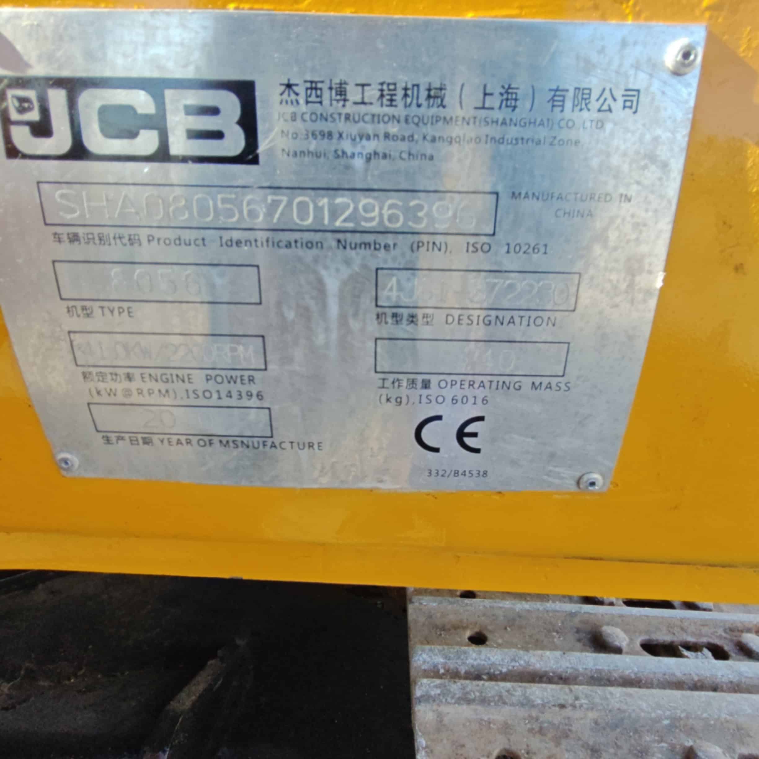 JCB 8056 Rautatelainen minikaivuri vm 2010 - Image 14