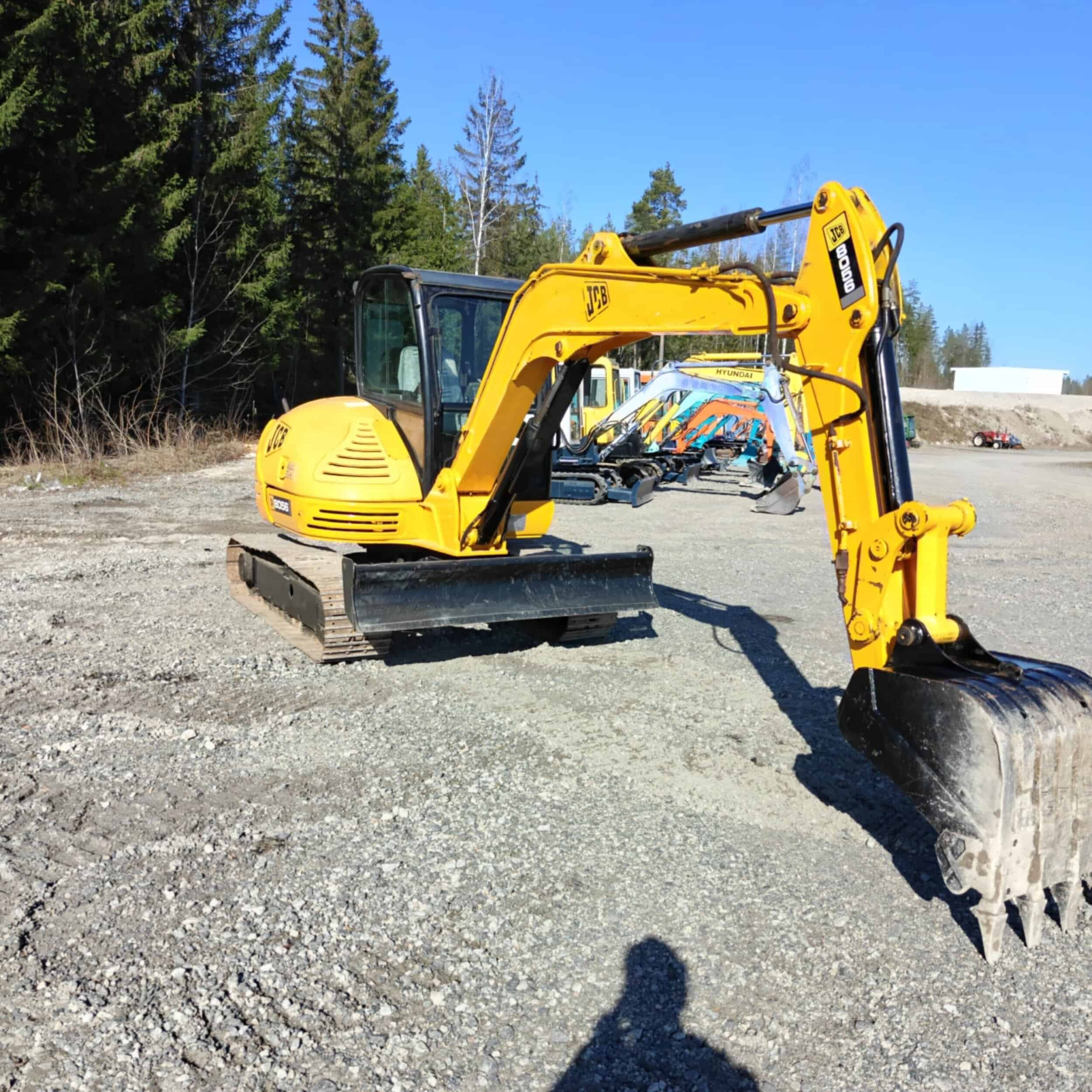 JCB 8056 Rautatelainen minikaivuri vm 2010 - Image 4