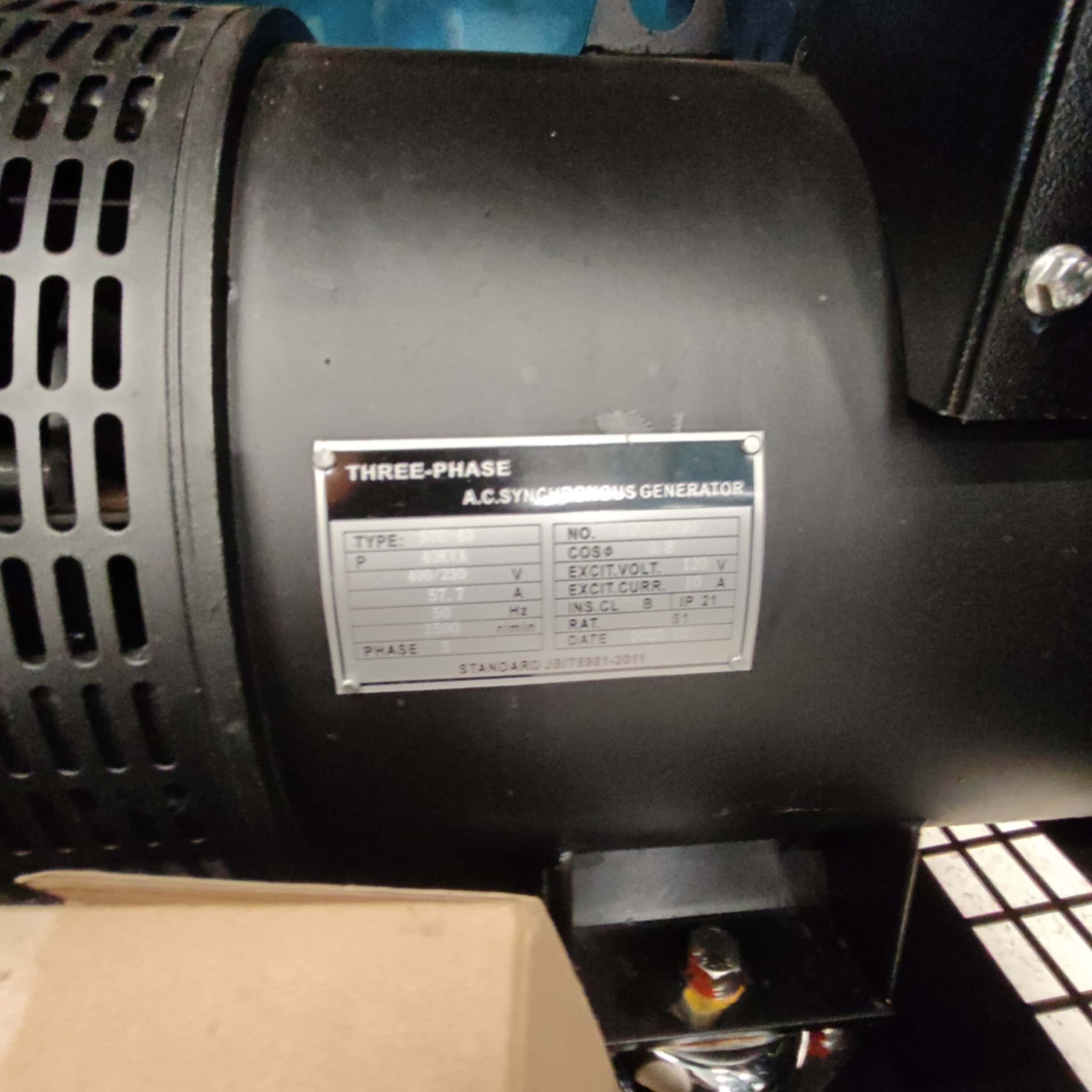 Kawakenki KK40-III-SSS 40kVA Generator, 4 Cylinder Engine s/n 25120690 vm. 2025 - Image 11