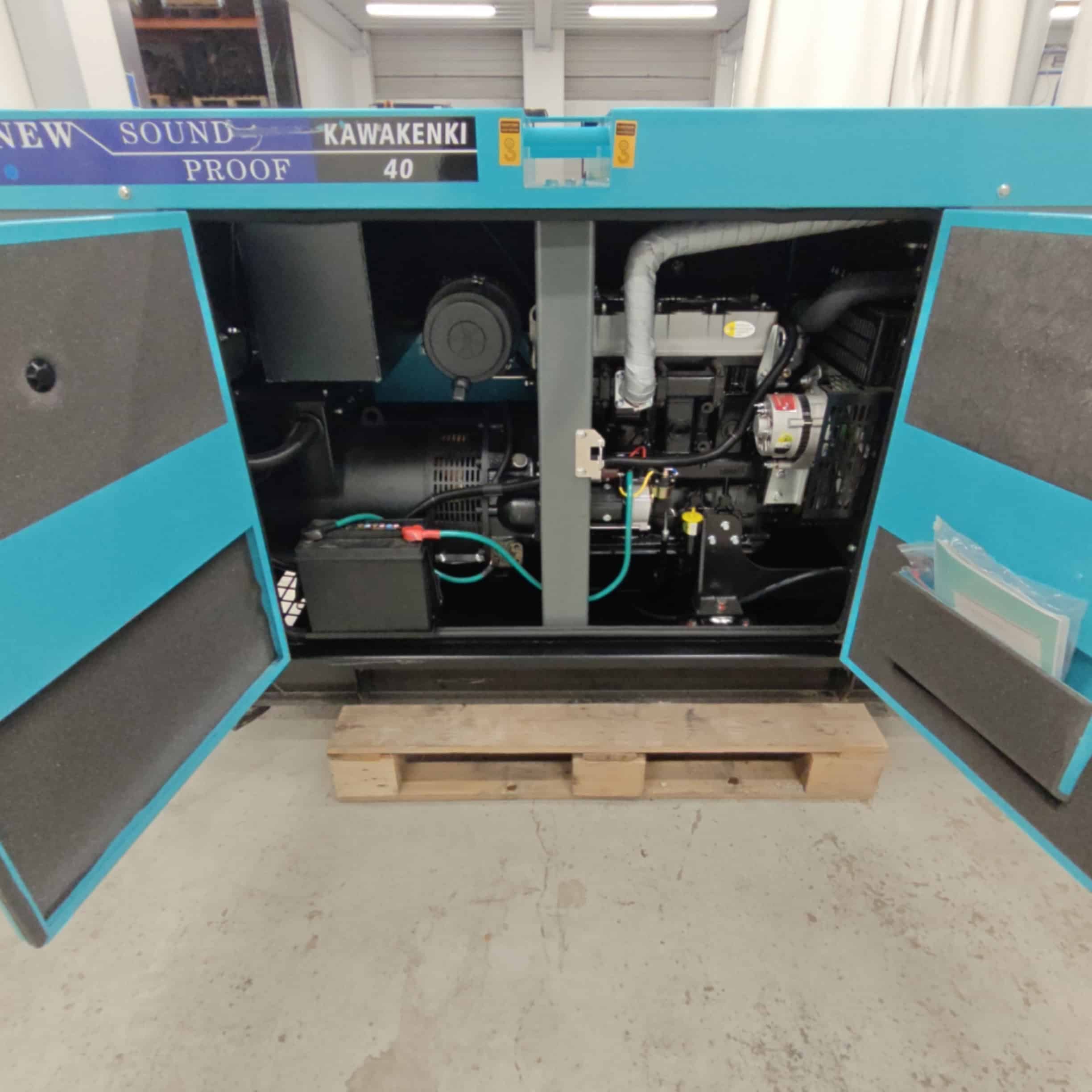 Kawakenki KK40-III-SSS 40kVA Generator, 4 Cylinder Engine s/n 25120690 vm. 2025 - Image 16