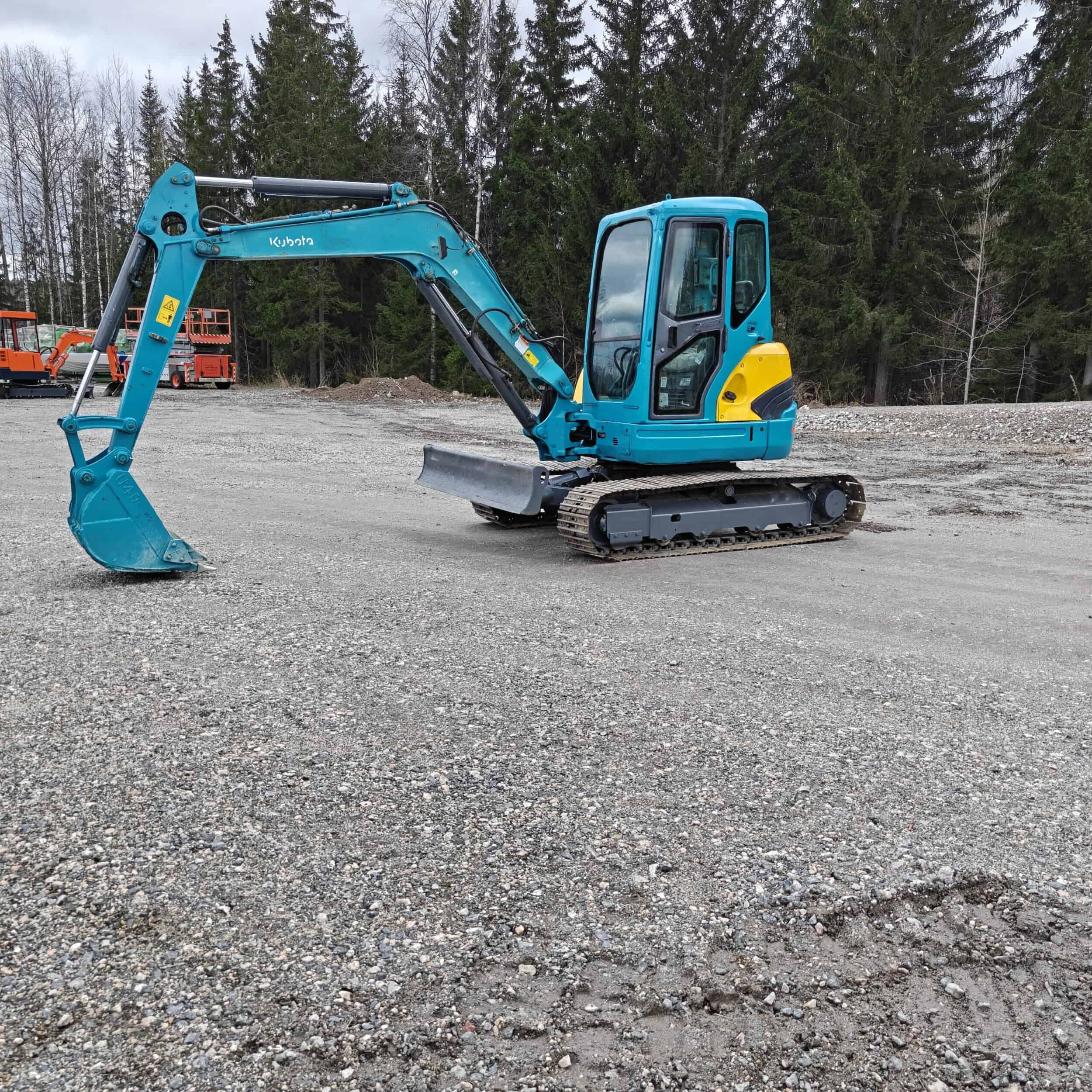 Kubota U50-3S Rautatelainen minikaivuri vm 2012 - Image 4