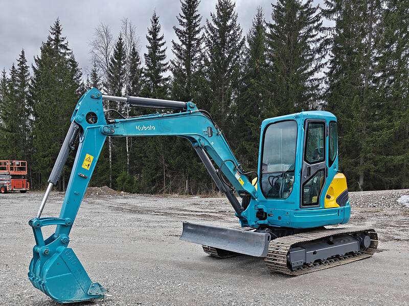 Kubota U50-3S Rautatelainen minikaivuri vm 2012