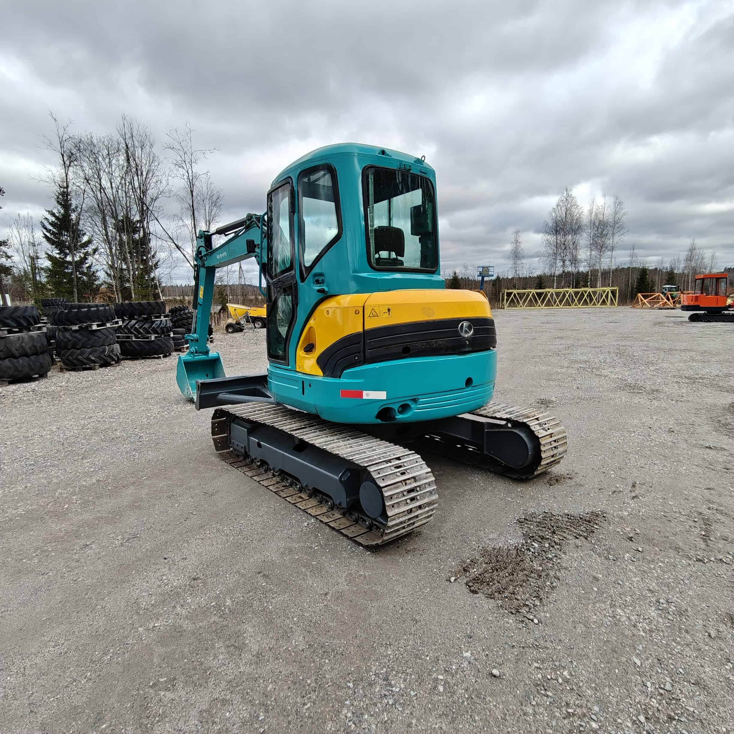 Kubota U50-3S Rautatelainen minikaivuri vm 2012 - Image 5
