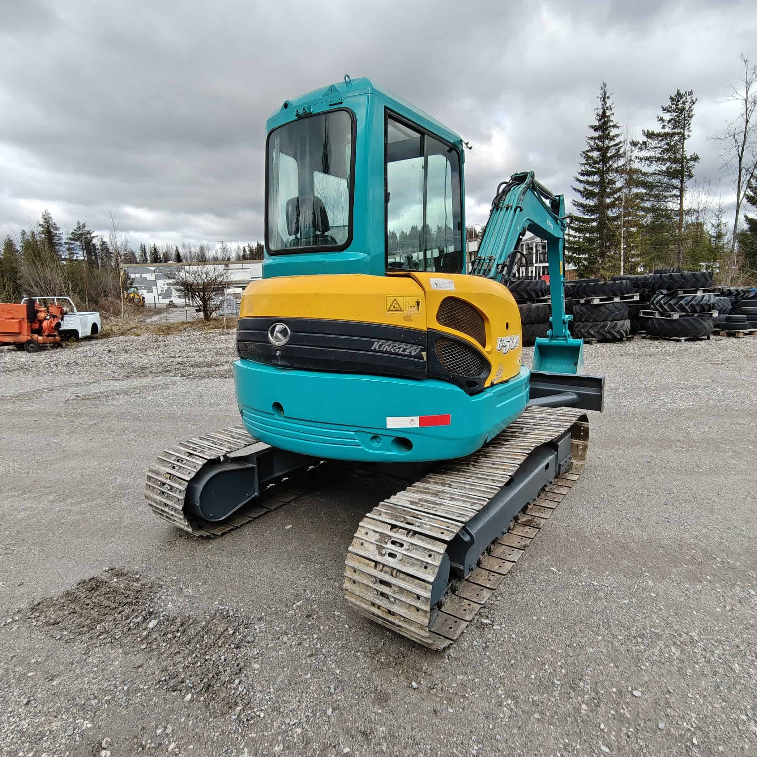 Kubota U50-3S Rautatelainen minikaivuri vm 2012 - Image 6