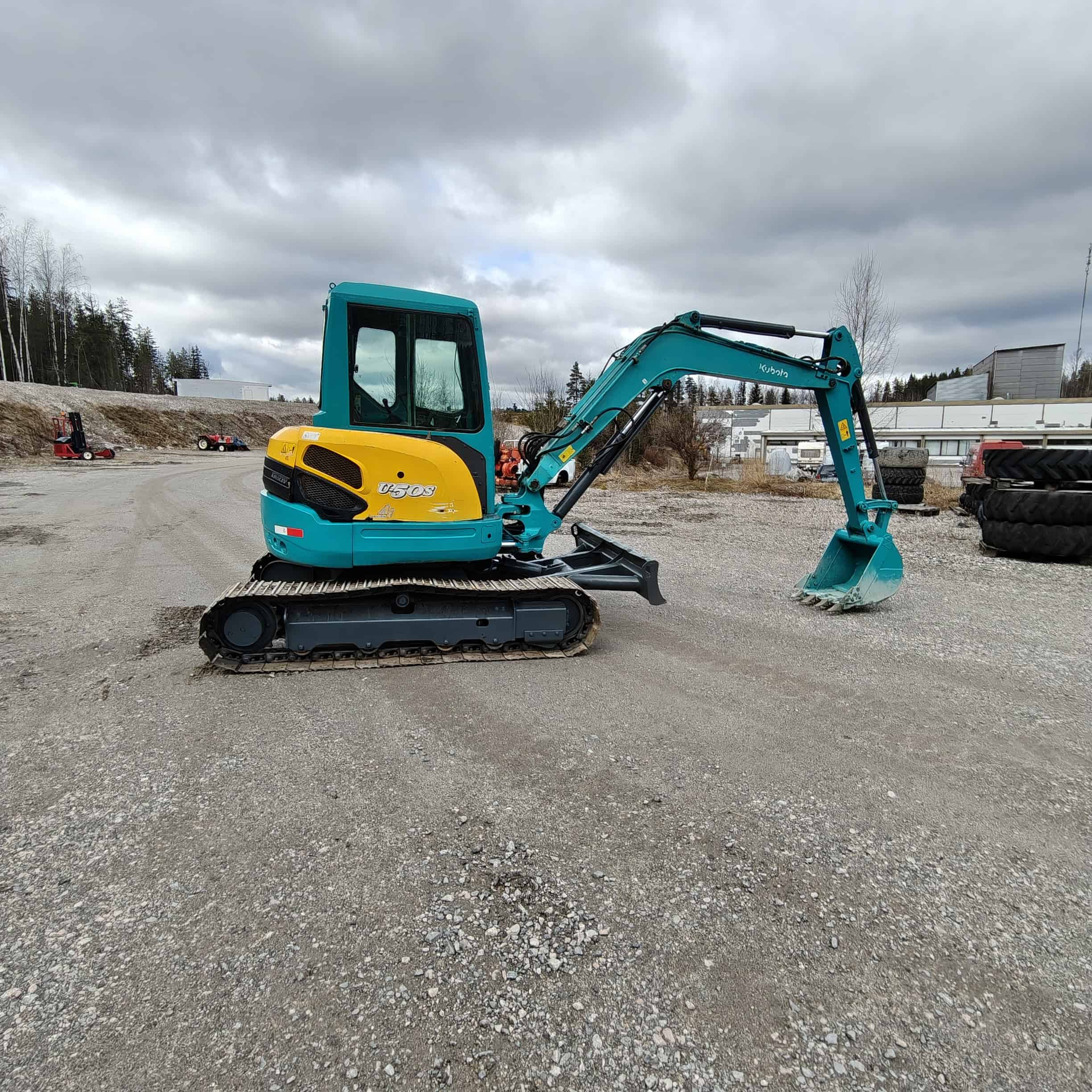 Kubota U50-3S Rautatelainen minikaivuri vm 2012 - Image 7