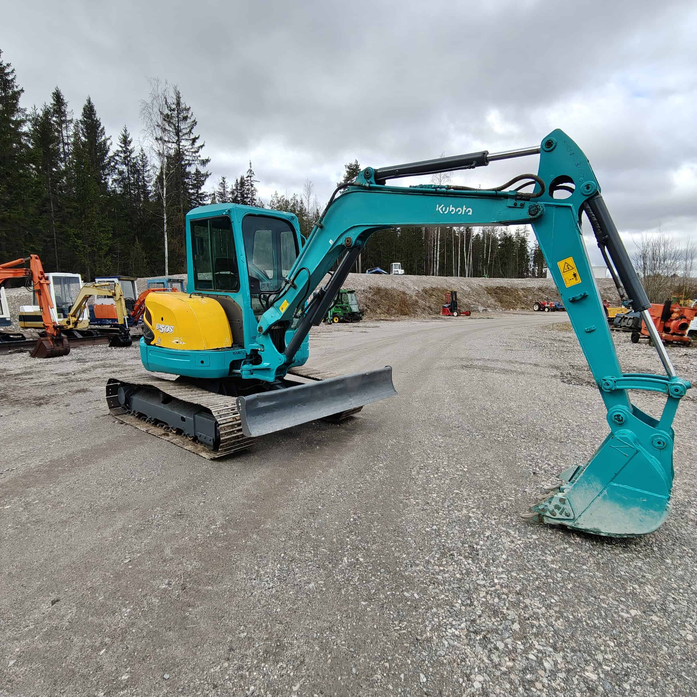 Kubota U50-3S Rautatelainen minikaivuri vm 2012 - Image 2