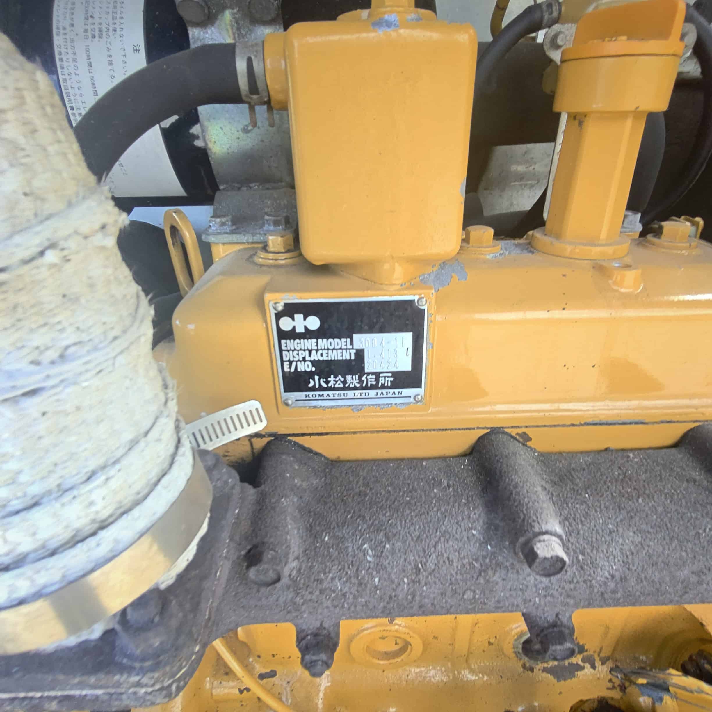 KOMATSU PC20-5 Käytetty kumitelainen minikaivuri - Image 15