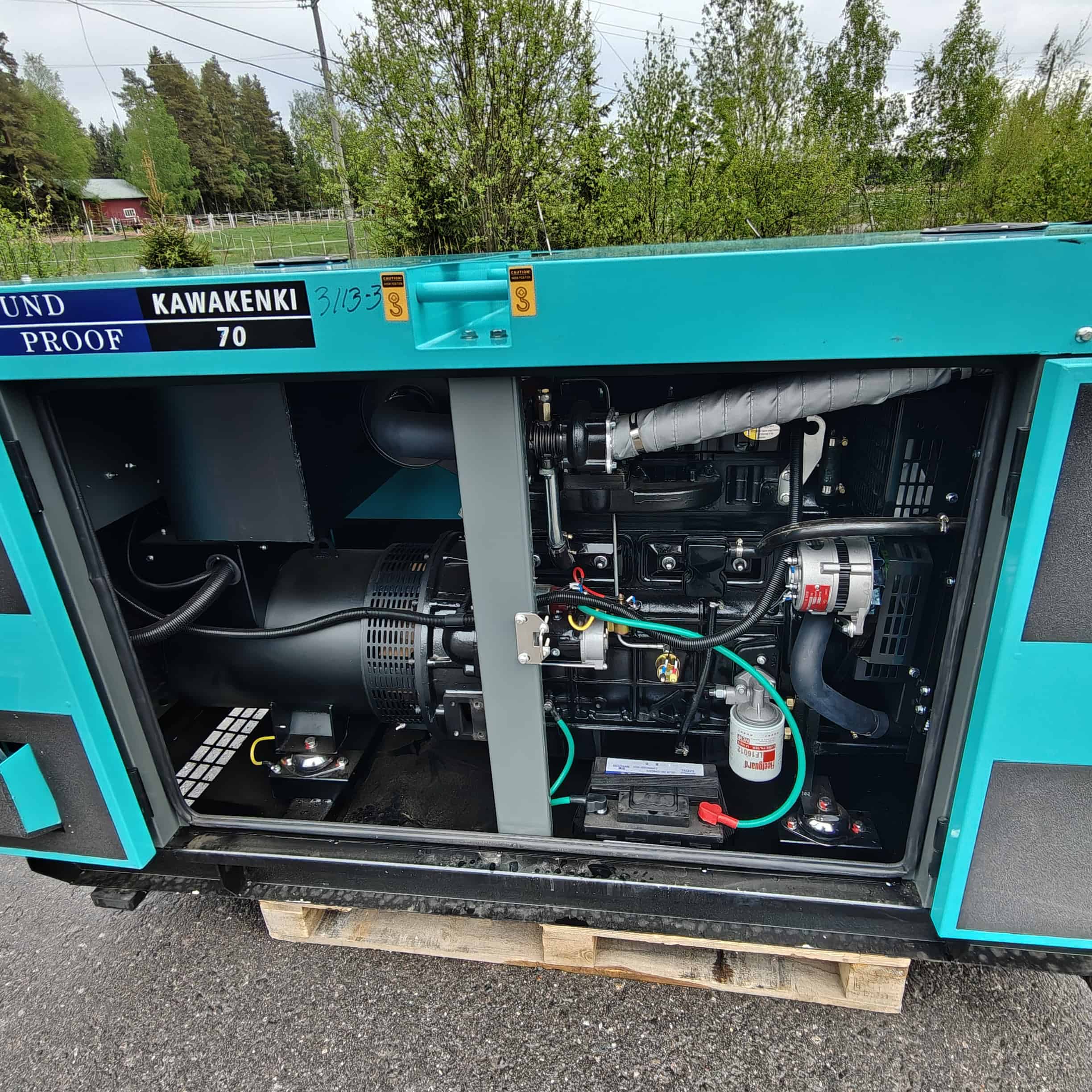 Kawakenki KK-70-III-SSS 70kVA Generaattori Vm 2026 - Image 8