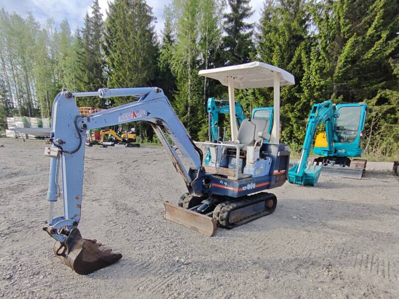 Kubota KX-014 Kumitelainen minikaivuri