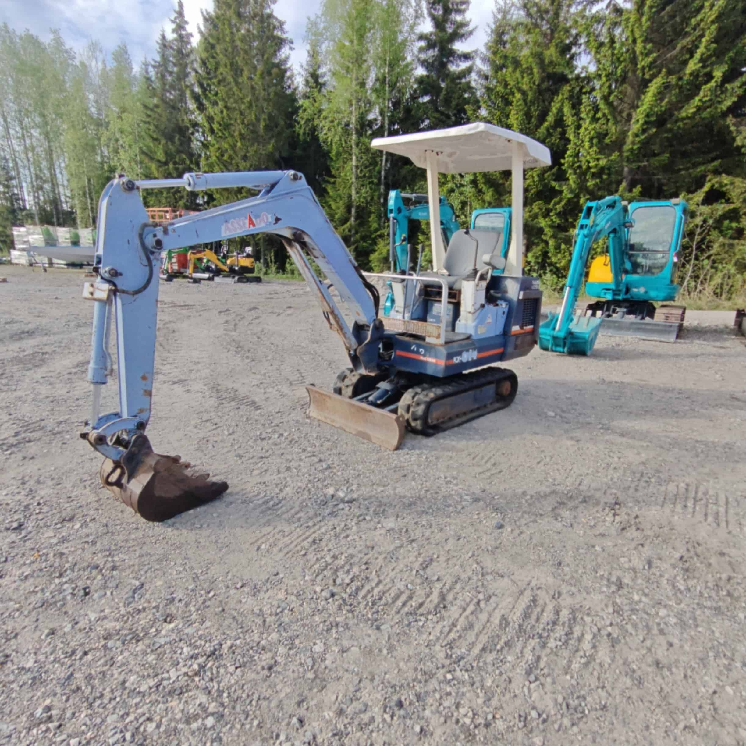 Kubota KX-014 Kumitelainen minikaivuri