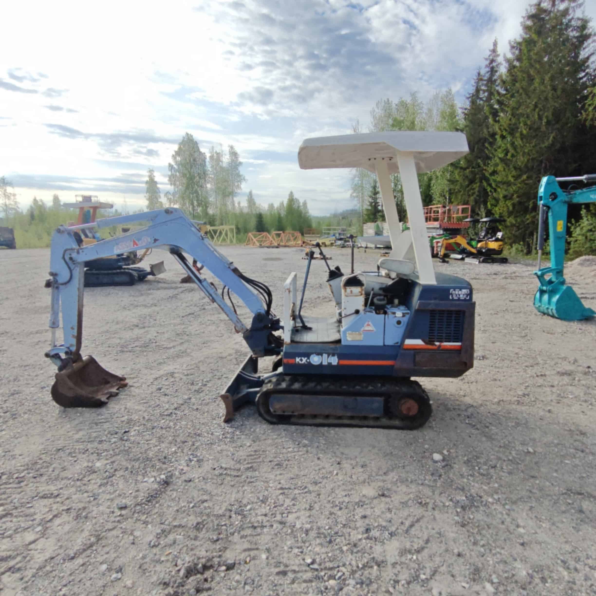 Kubota KX-014 Kumitelainen minikaivuri - Image 4