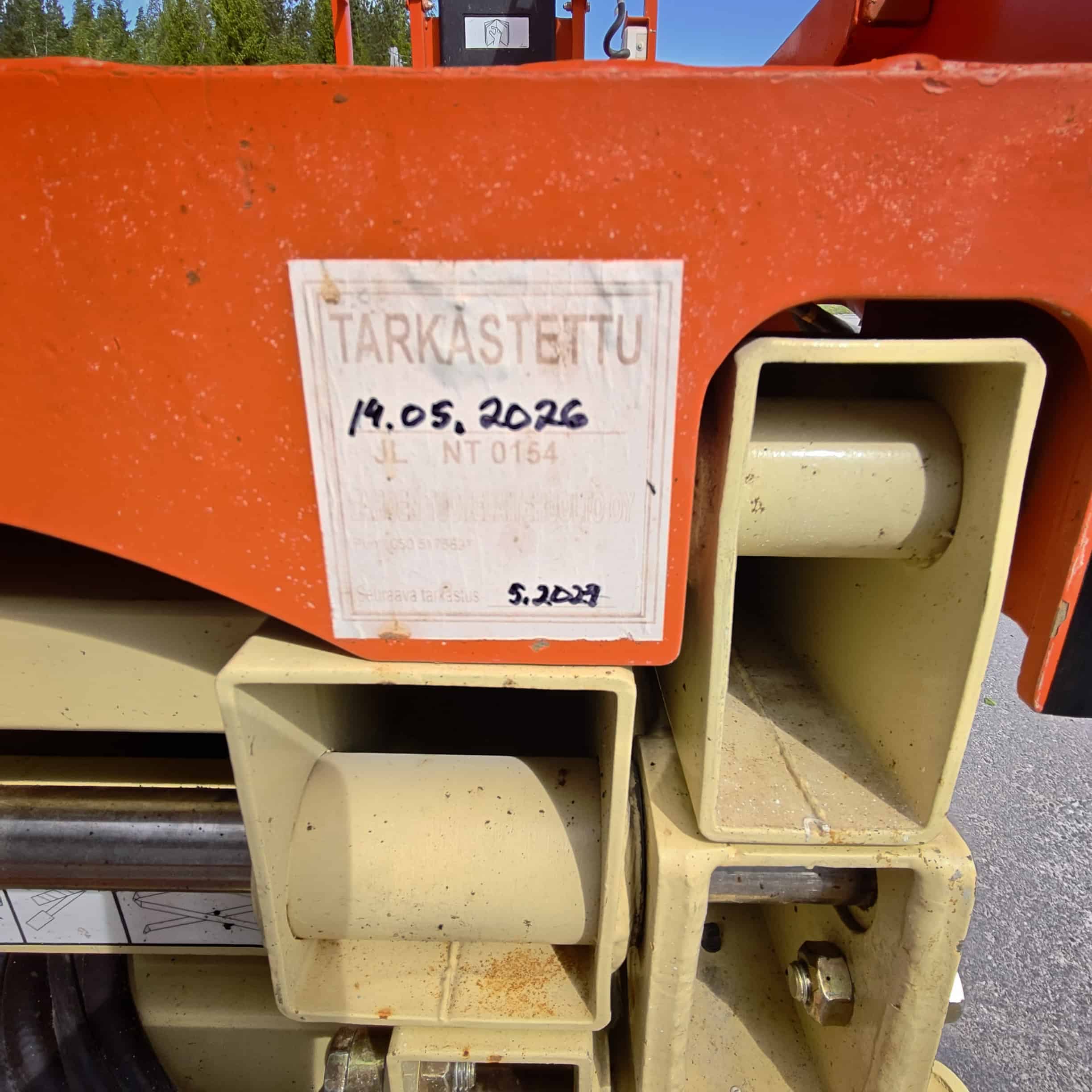 JLG 6RS saksilavanostin, 1/10 vuosi Katsastettu! - Image 11