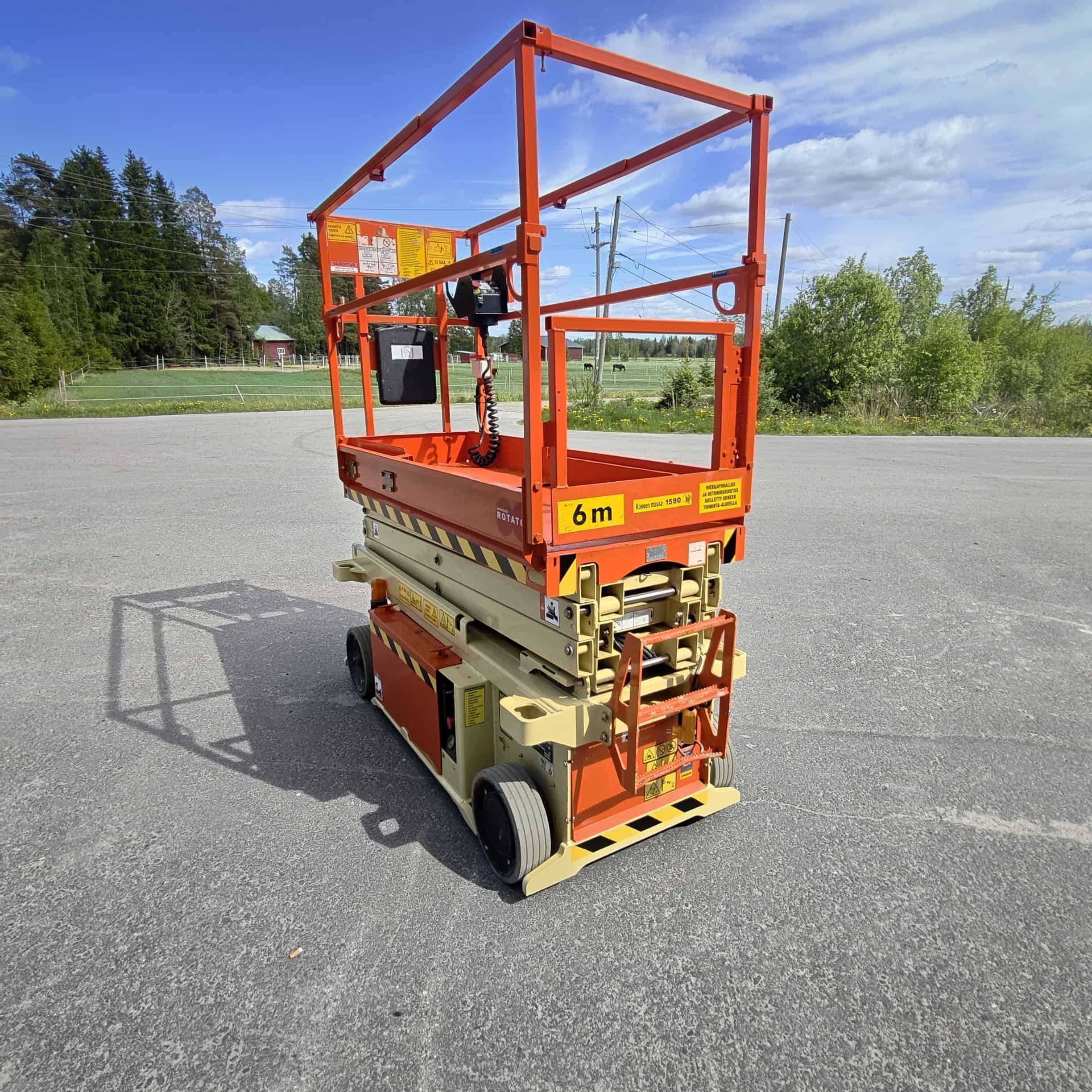 JLG 6RS saksilavanostin, 1/10 vuosi Katsastettu! - Image 7