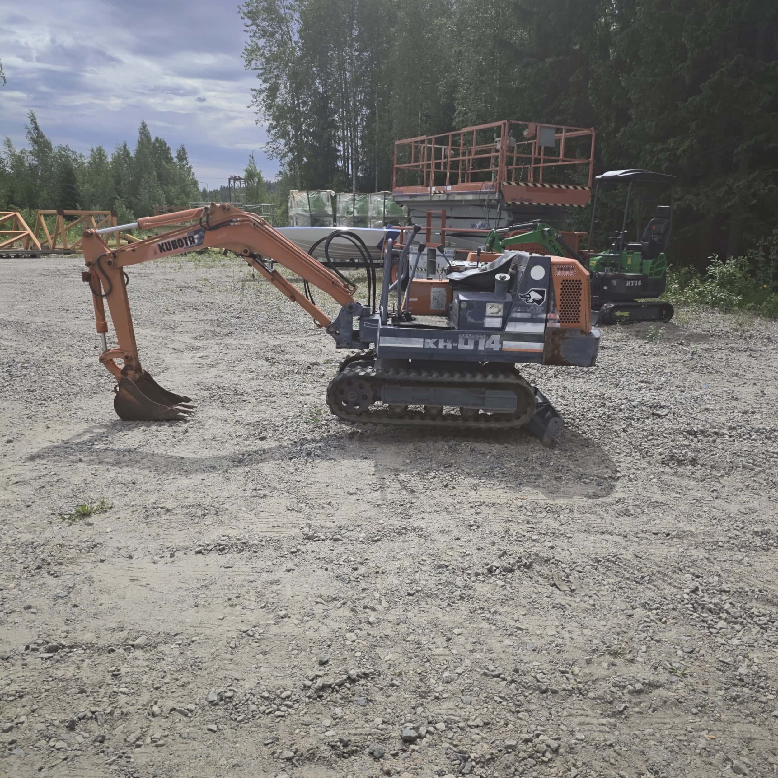 KUBOTA KH-014 kumitelainen minikaivuri - Image 9