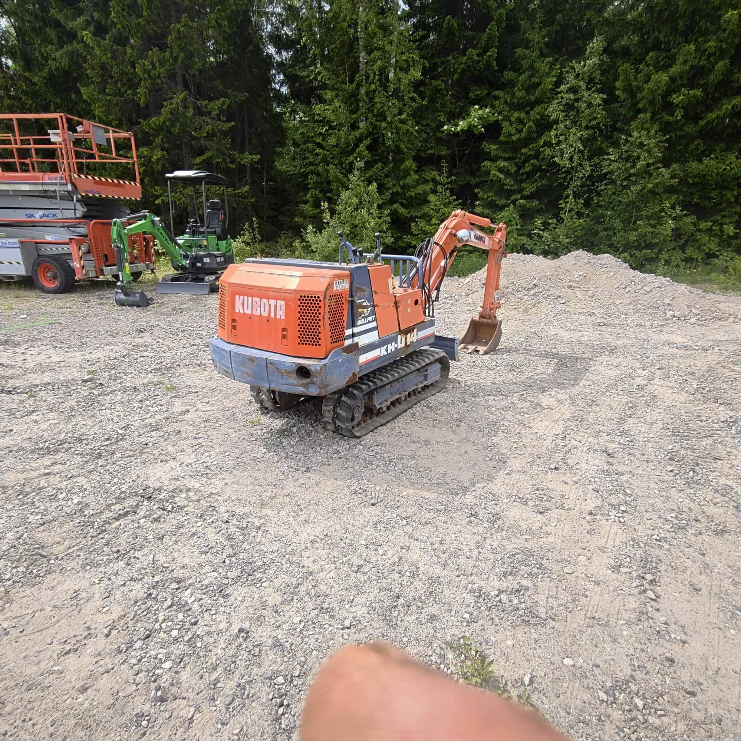 KUBOTA KH-014 kumitelainen minikaivuri - Image 7