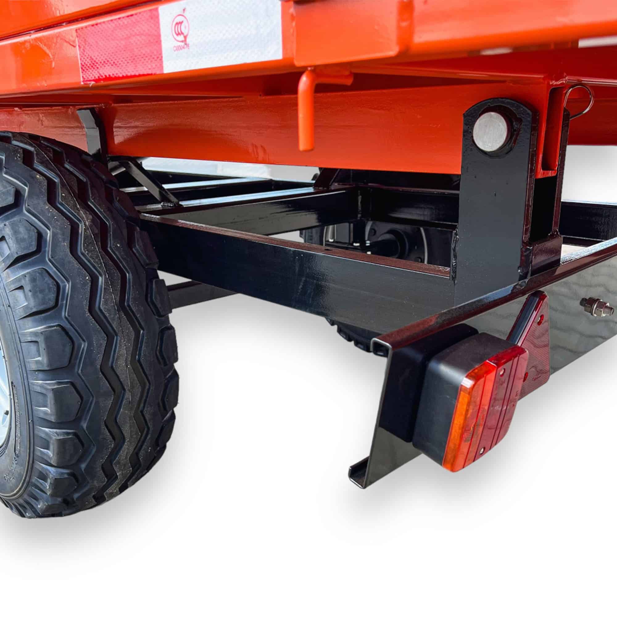 Kippikärry 3000 kg pientraktoreille, Sansen - Image 2